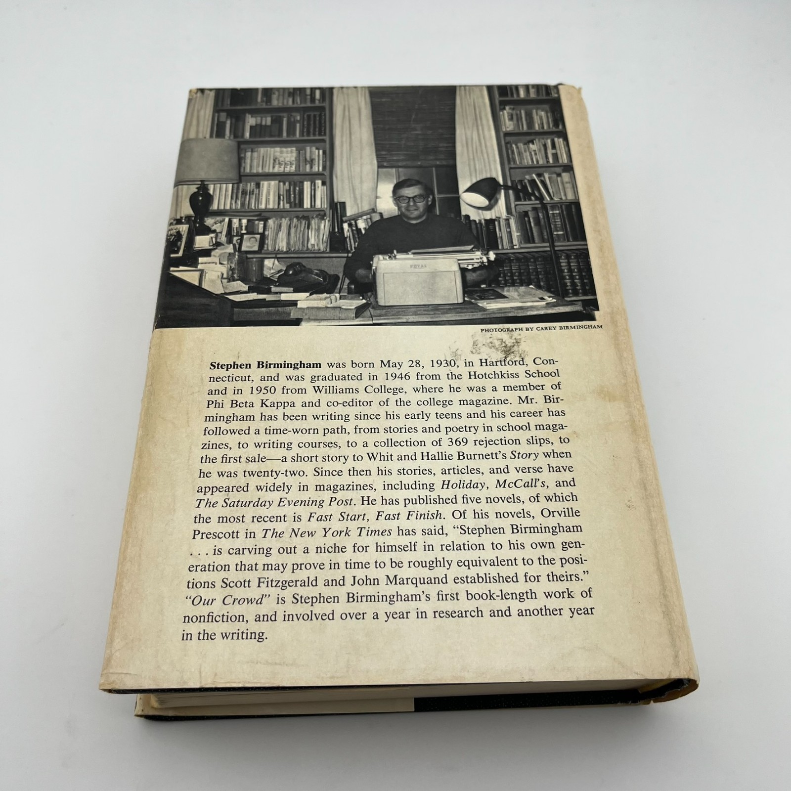 Our Crowd Great Jewish Families of New York Stephen Birmingham 1967 HC DJ Harper