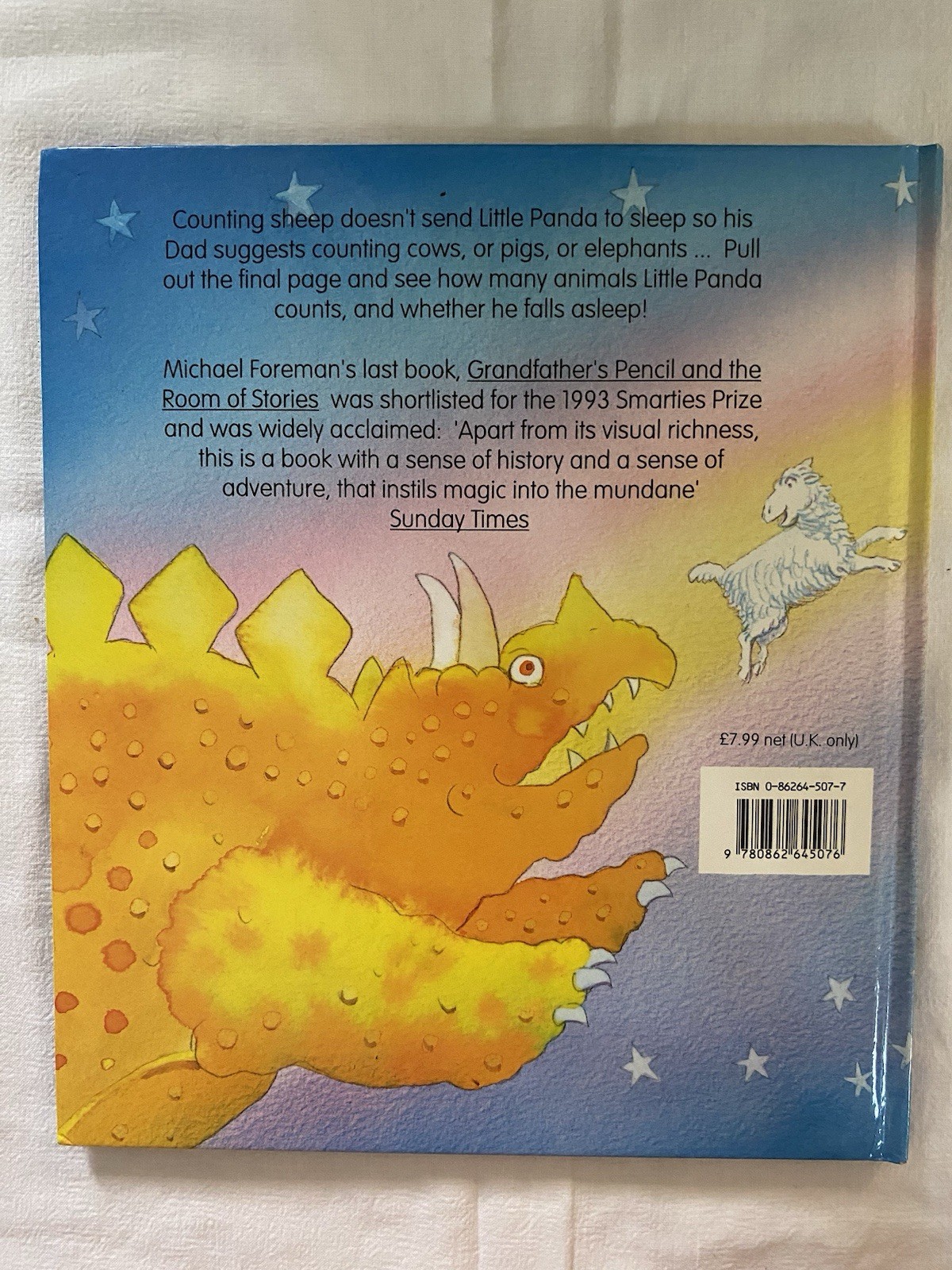 Dad! I Can’t Sleep Michael Foreman 1994 Hardcover Andersen Press
