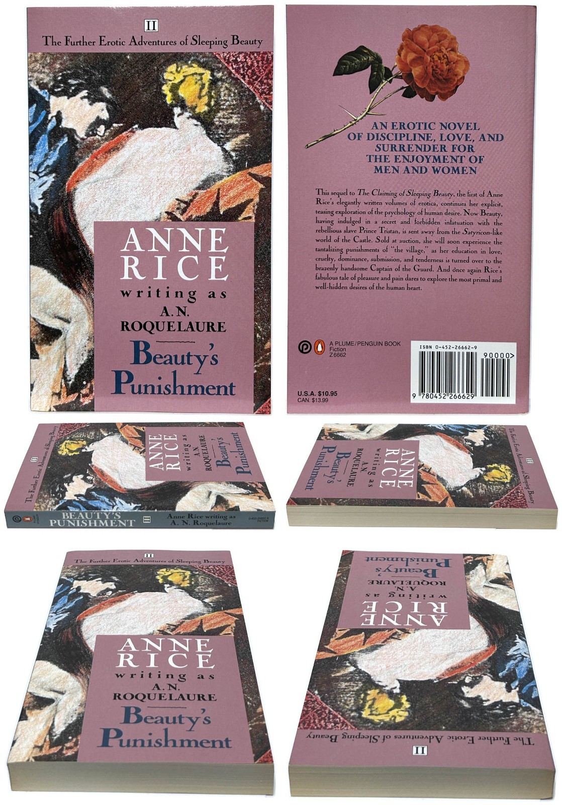 SLEEPING BEAUTY TRILOGY by Anne Rice aka A. N. Roquelaure TPB box set
