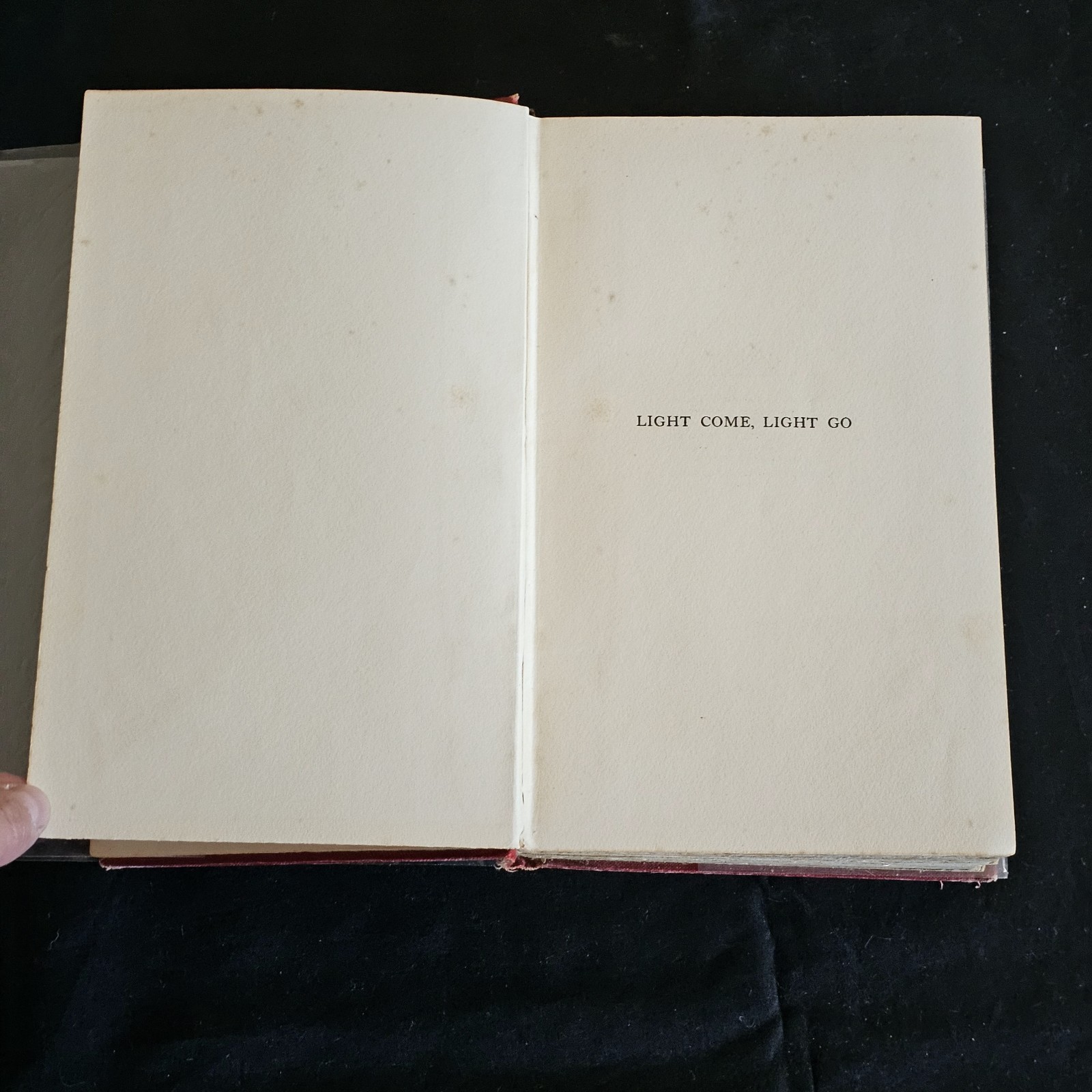 1909 Ralph Go Nevill Light Come Light Gambling Gamesters Wagers The Turf HC