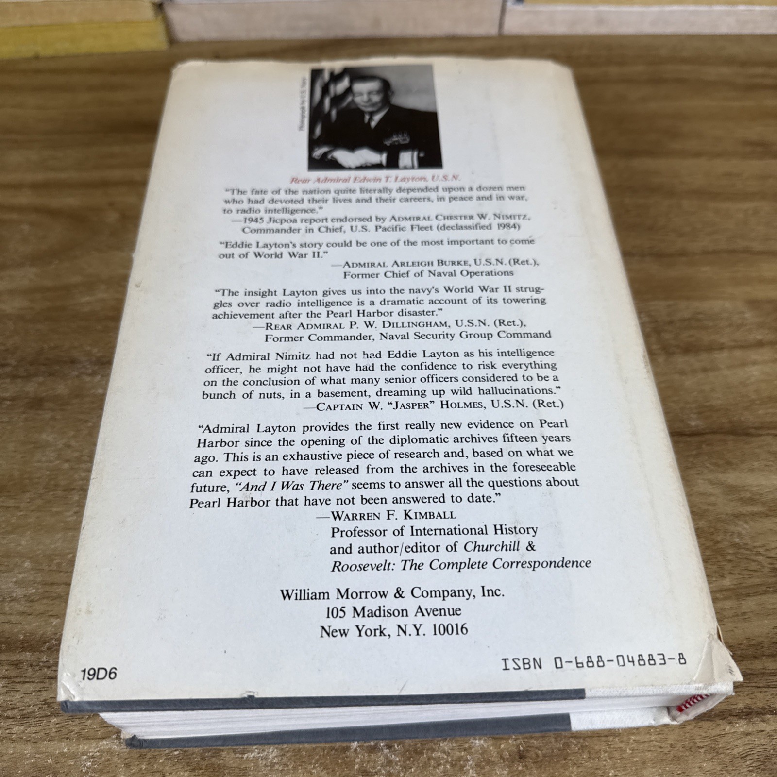 And I Was There Layton 1985 First Edition Pearl Harbor Midway History Morrow HC