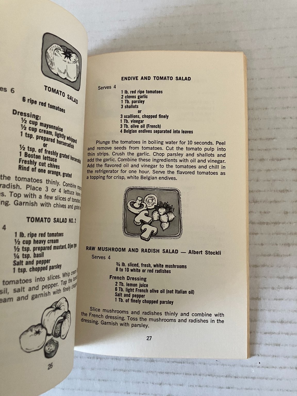 Salads Well Dressed Irena Chalmers 1970 1st Printing Cookbook Potpourri Press