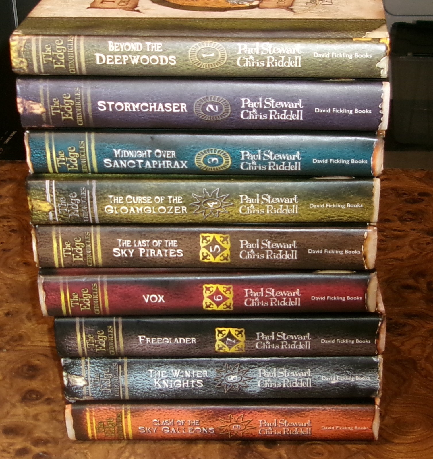 Hardcover Set of The Edge Chronicles 1-9 Paul Stewart Chris Riddell Lot
