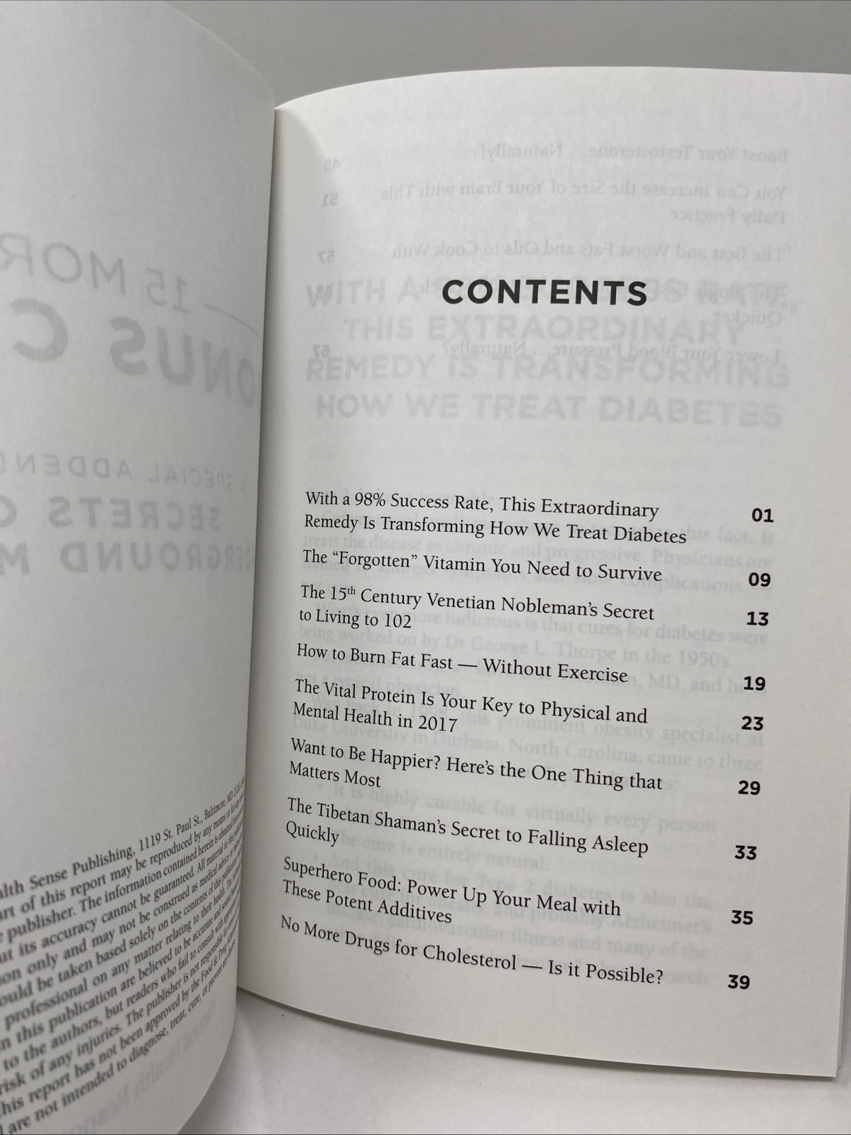 Secrets of Underground Medicine + 15 Bonus Cures 2‑Book Set Richard Gerhauser