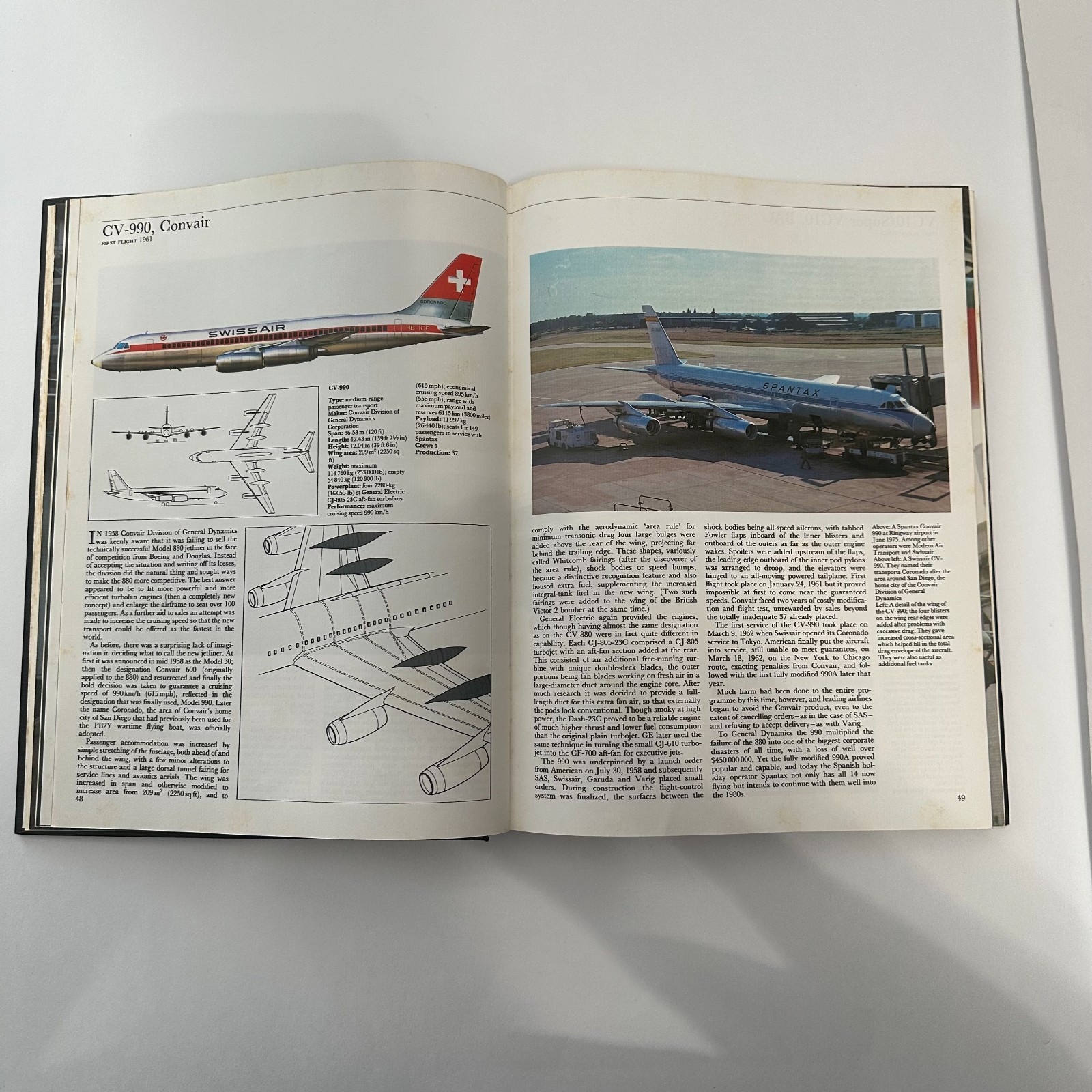 1983 Illustrated Encyclopedia Commercial Aircraft Bill Gunston Aviation Exeter