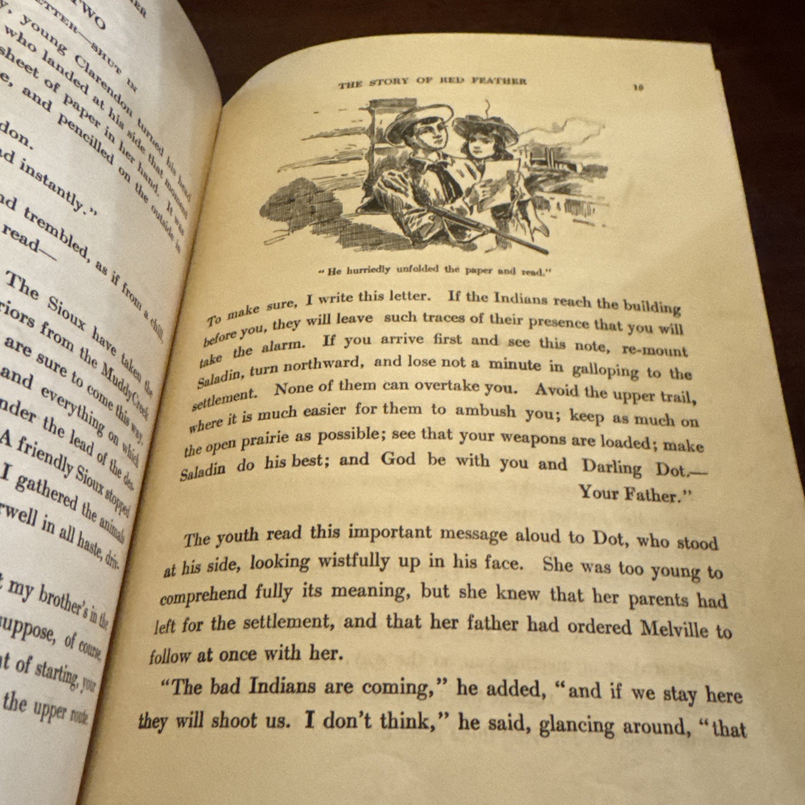 Antique 1908 The Story of Red Feather -Edward Ellis – First Edition Illustrated