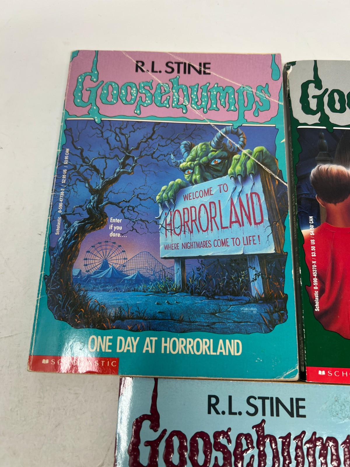 Vintage Goosebumps Books Lot of 5 Paperback R. L. Stine 1st Editions/Printings!