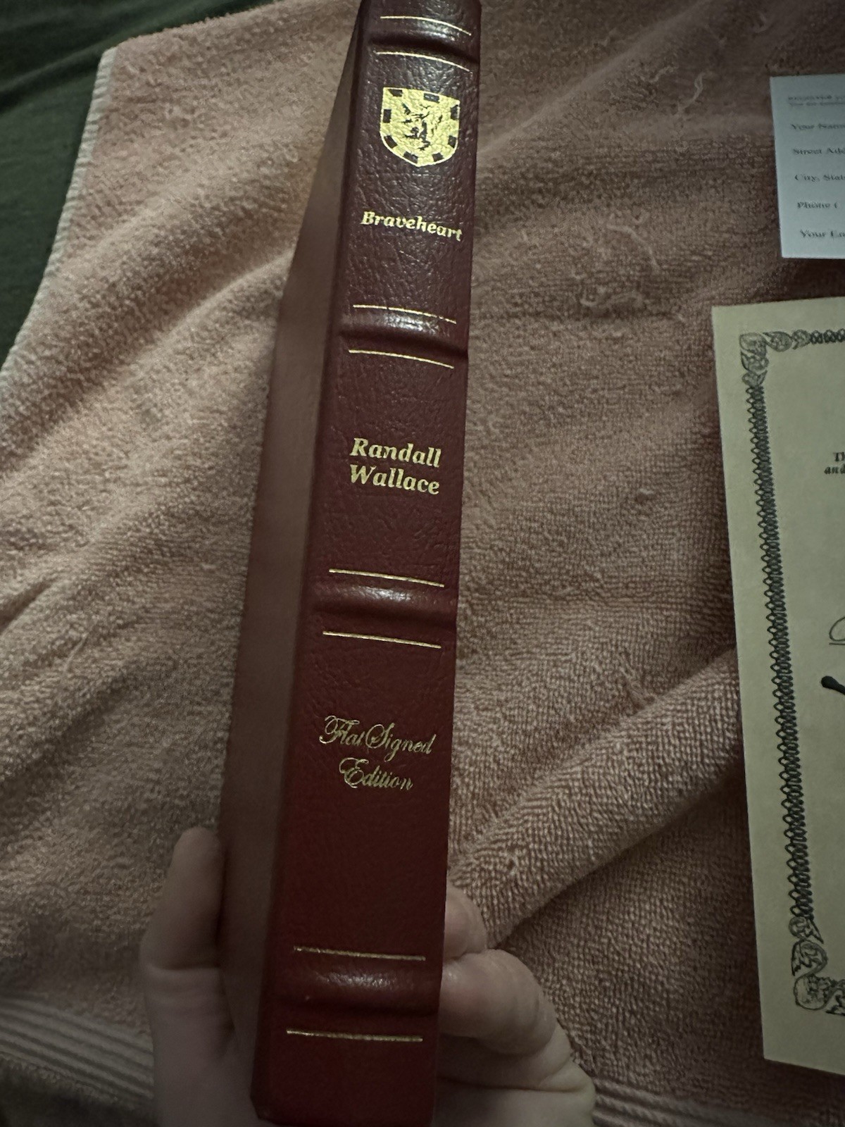 Flatsigned Braveheart: Novel and Screenplay