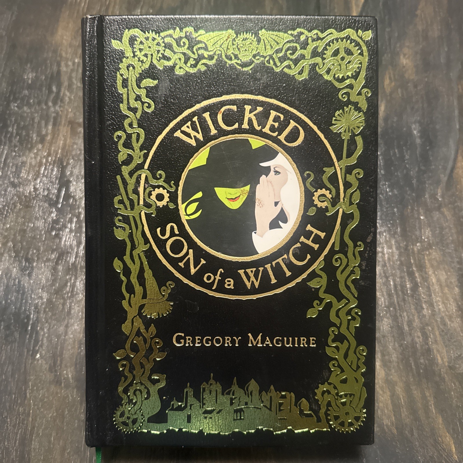 Wicked & Son of A Witch Bonded Leather Ed Gregory Maguire Wizard oz Fast Shippin
