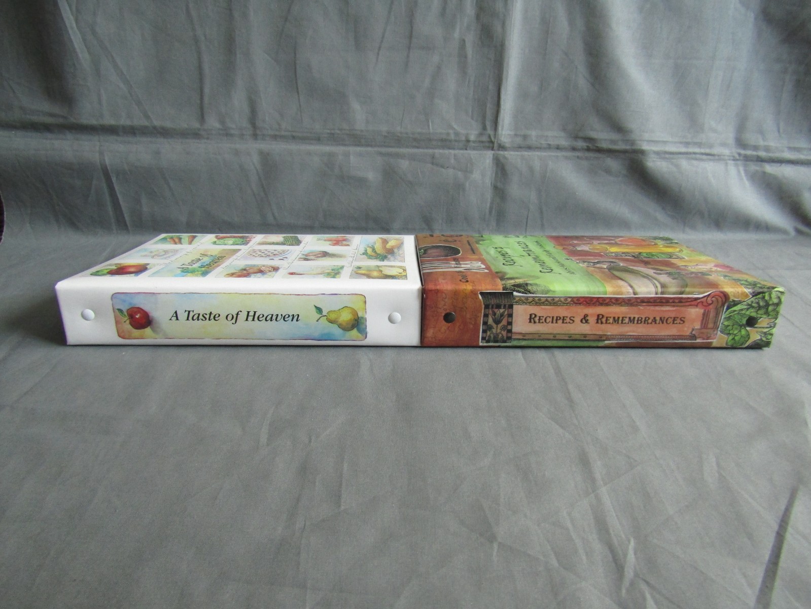 2002 Morris Press Cookbooks Lot of 2, A Taste of Heaven, Albers-Markwardt Family