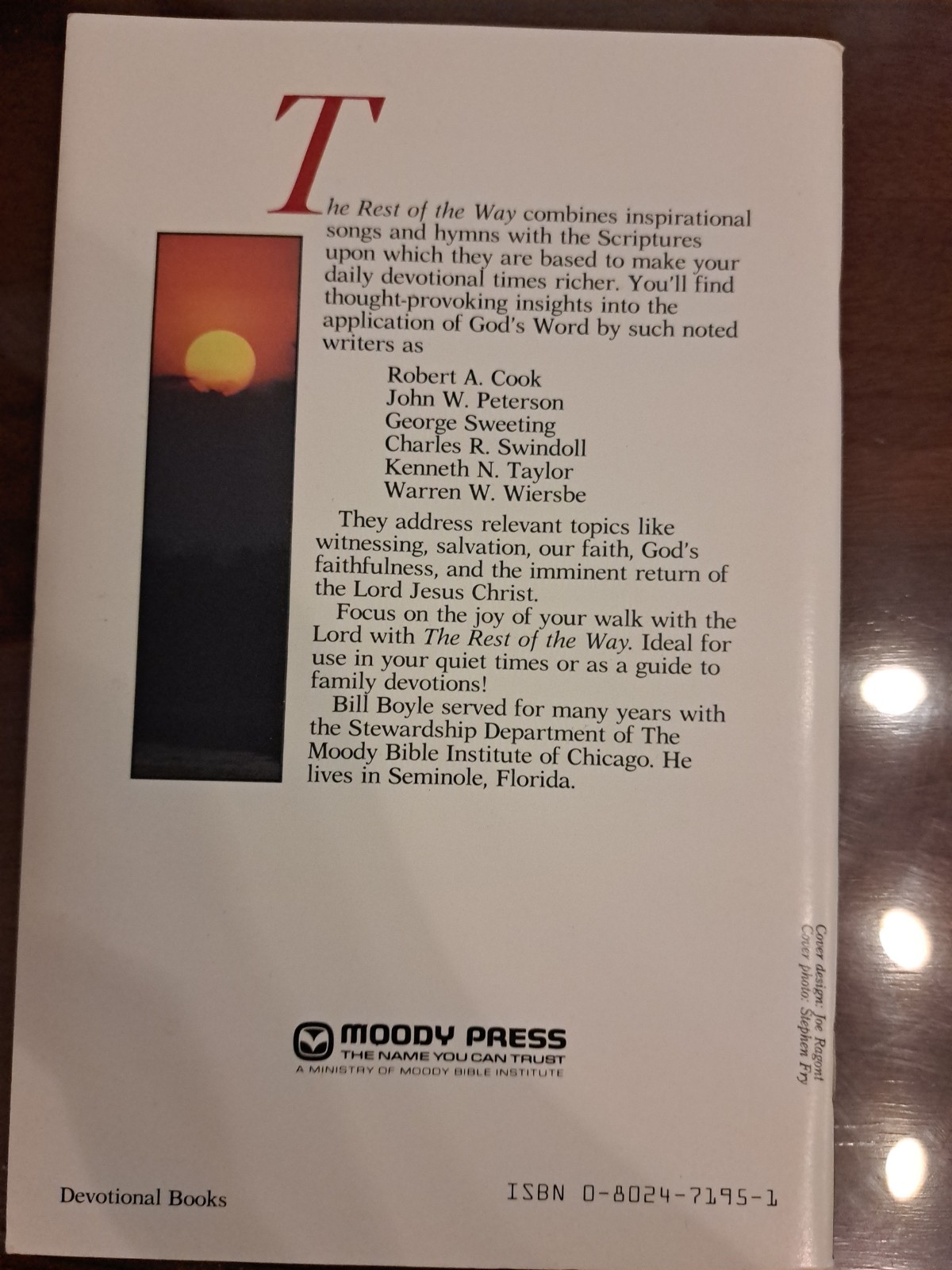 The Rest Of The Way, Moody Press By Bill Boyle