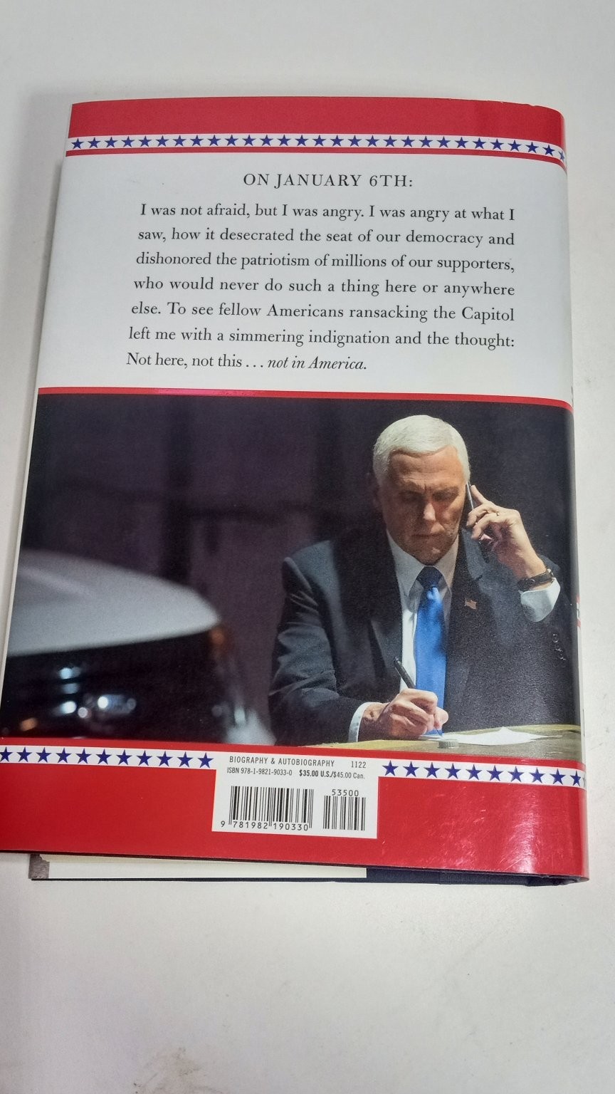 So Help Me God Mike Pence Autobiography 2022 First Edition Hardcover