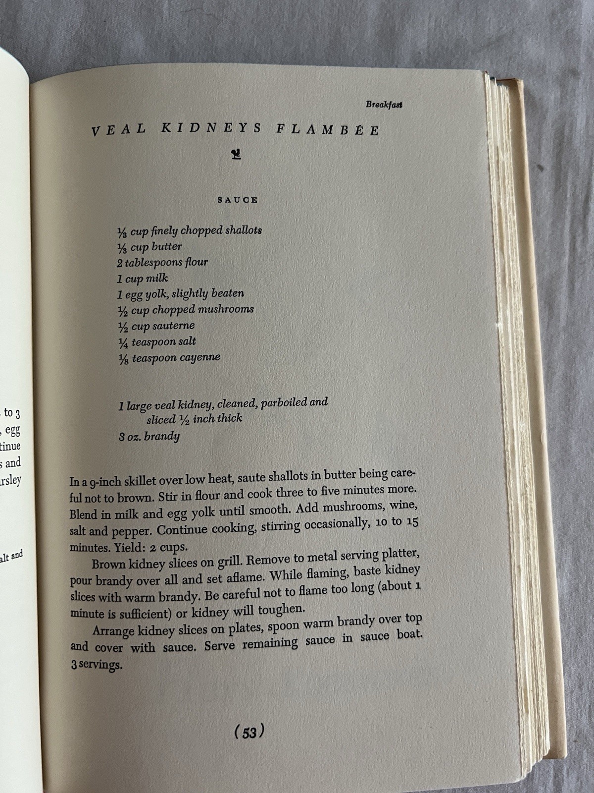 Brennan’s New Orleans Cookbook (13th Printing 1961/64)