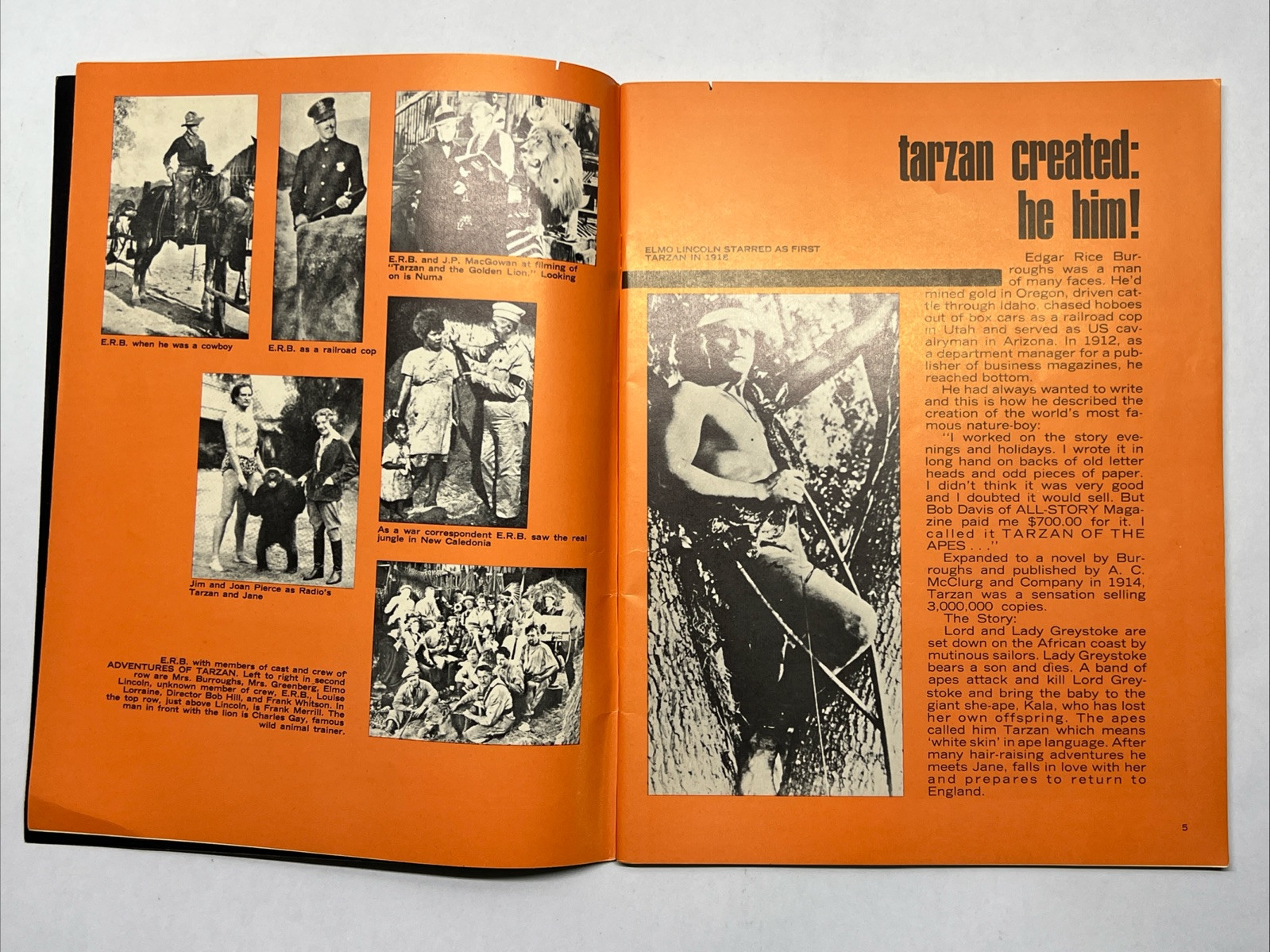 Tarzan History Weissmuller Lex Barker Gordon Scott Dennis Miller Henry Photos SC