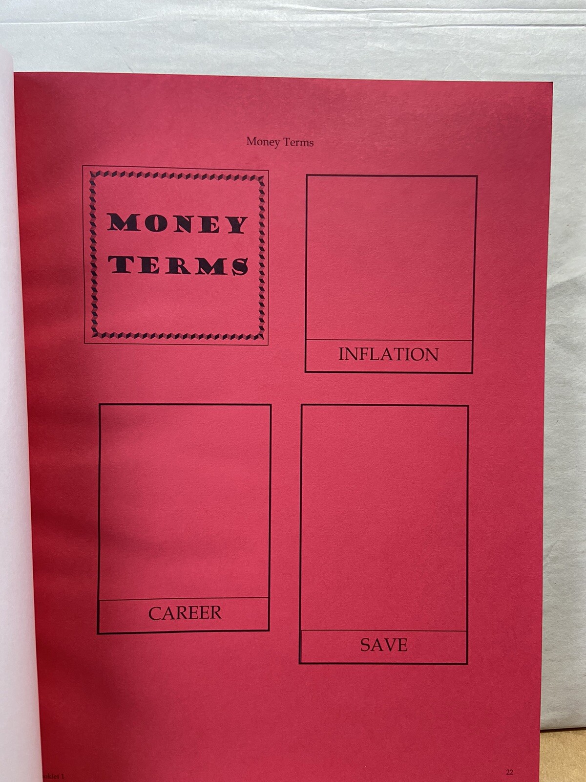 Money Doesn’t Grow on Trees LAPBOOK Grades 5-8 Knowledge Box Kim Smith RARE