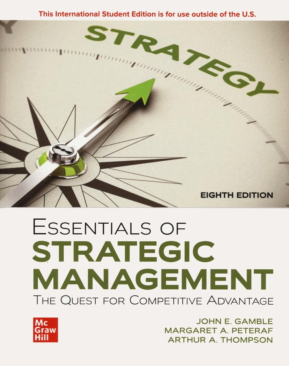 Essentials of Strategic Management 8e by Arthur A Thompson International Edition