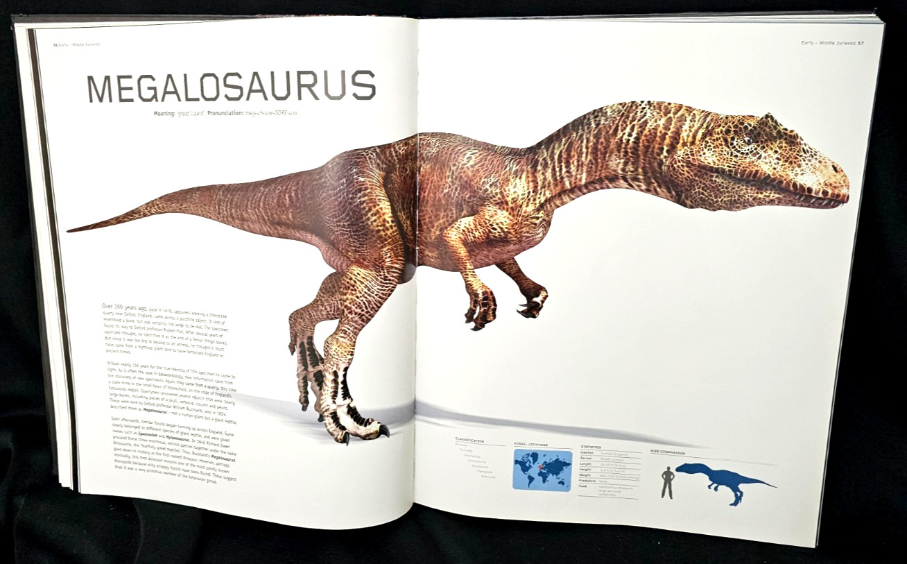 Giant Book Dinosaurs by Steve Brusatte 2008 Quercus 17”x 14”