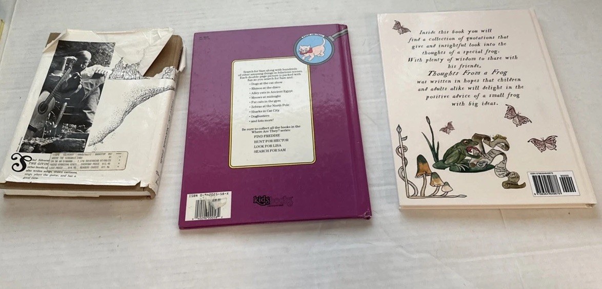 Children’s Hardcover Book Lot Picture Search And Find Varied Where Sidewalk Ends