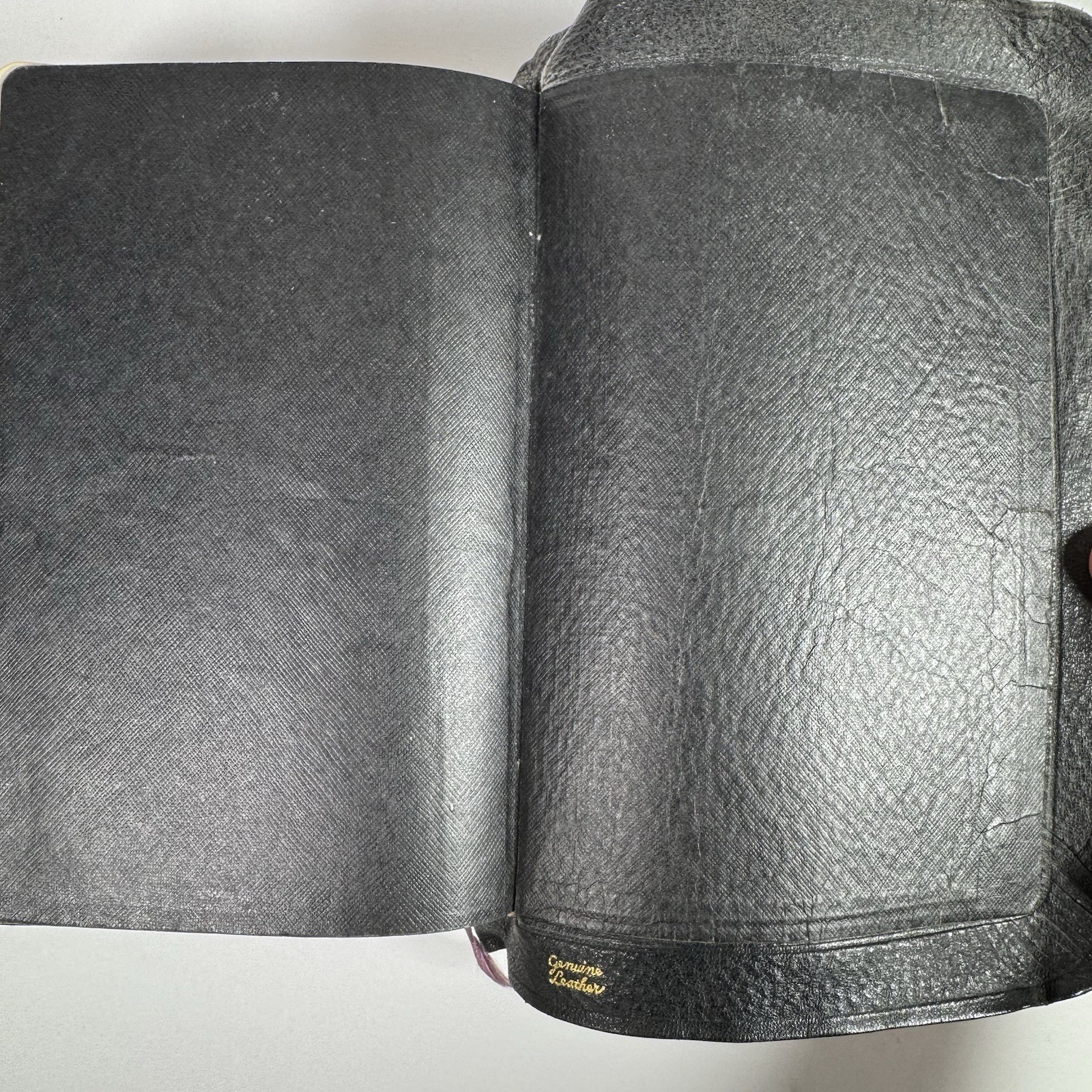 Holy Bible National Bible Press Pronouncing Red Letter KJV 1940’s Thumb Tabs