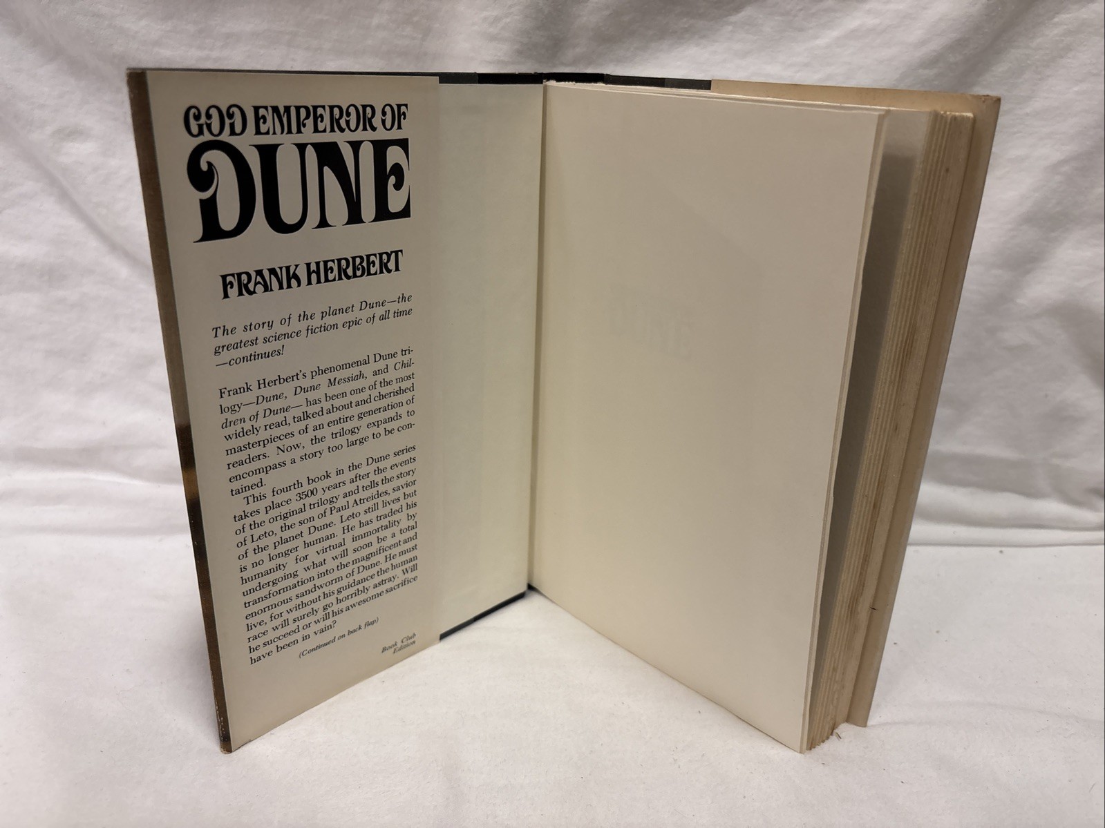 God Emperor of Dune Frank Herbert 1981 BCE Hardcover HCDJ 4 Complete Novels Lot