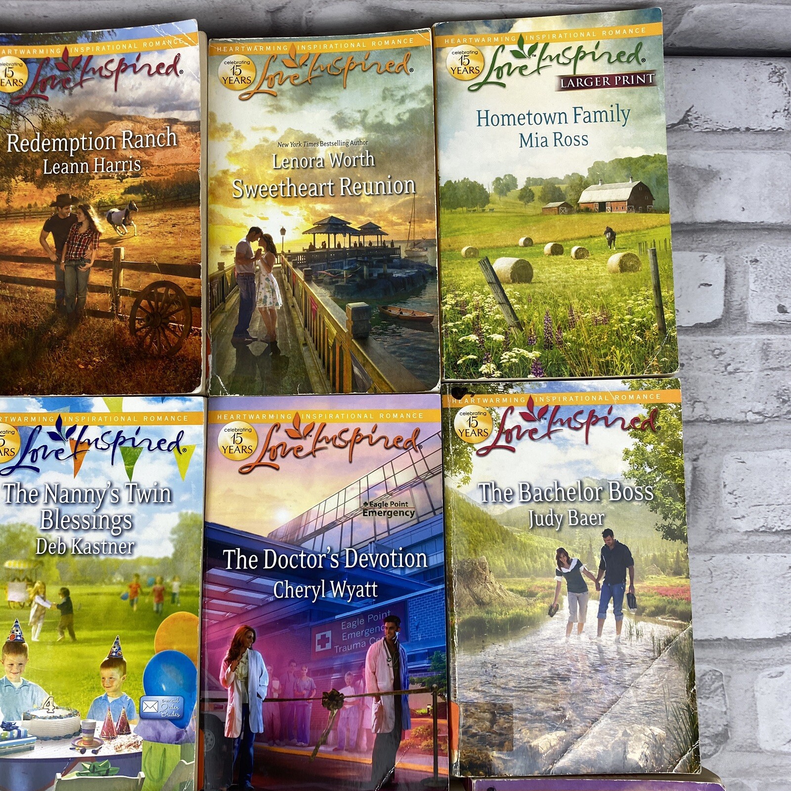 Love Inspired Inspirational Romance 2012 15 Years Celebration Lot of 12