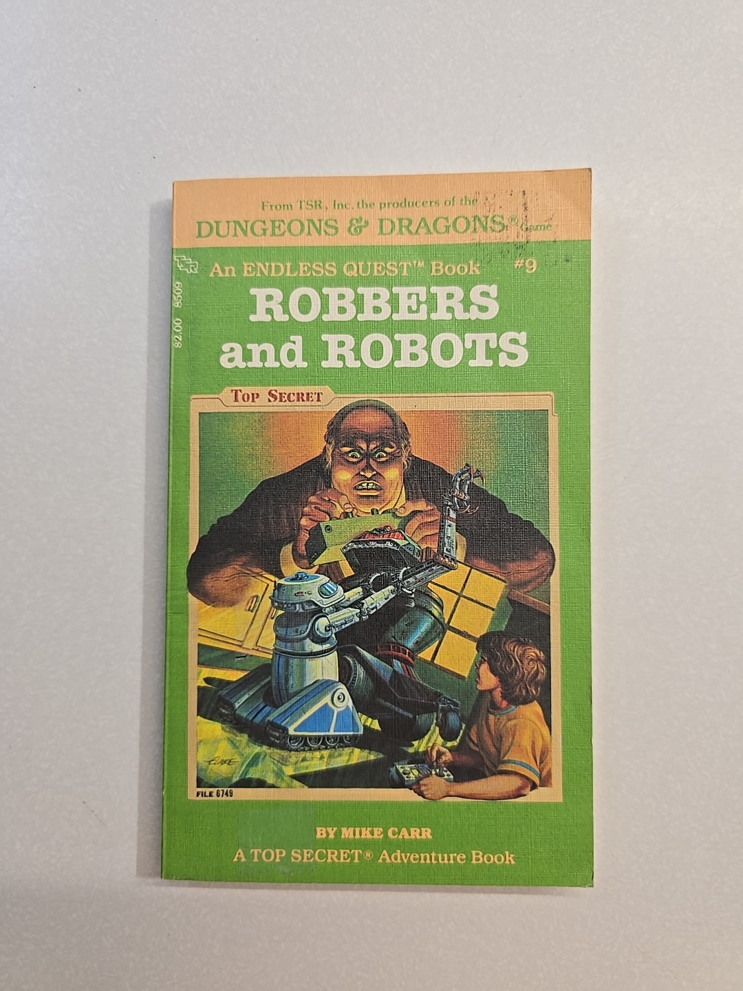 Dungeons & Dragons Endless Quest #9 Robbers and Robots by Mike Carr