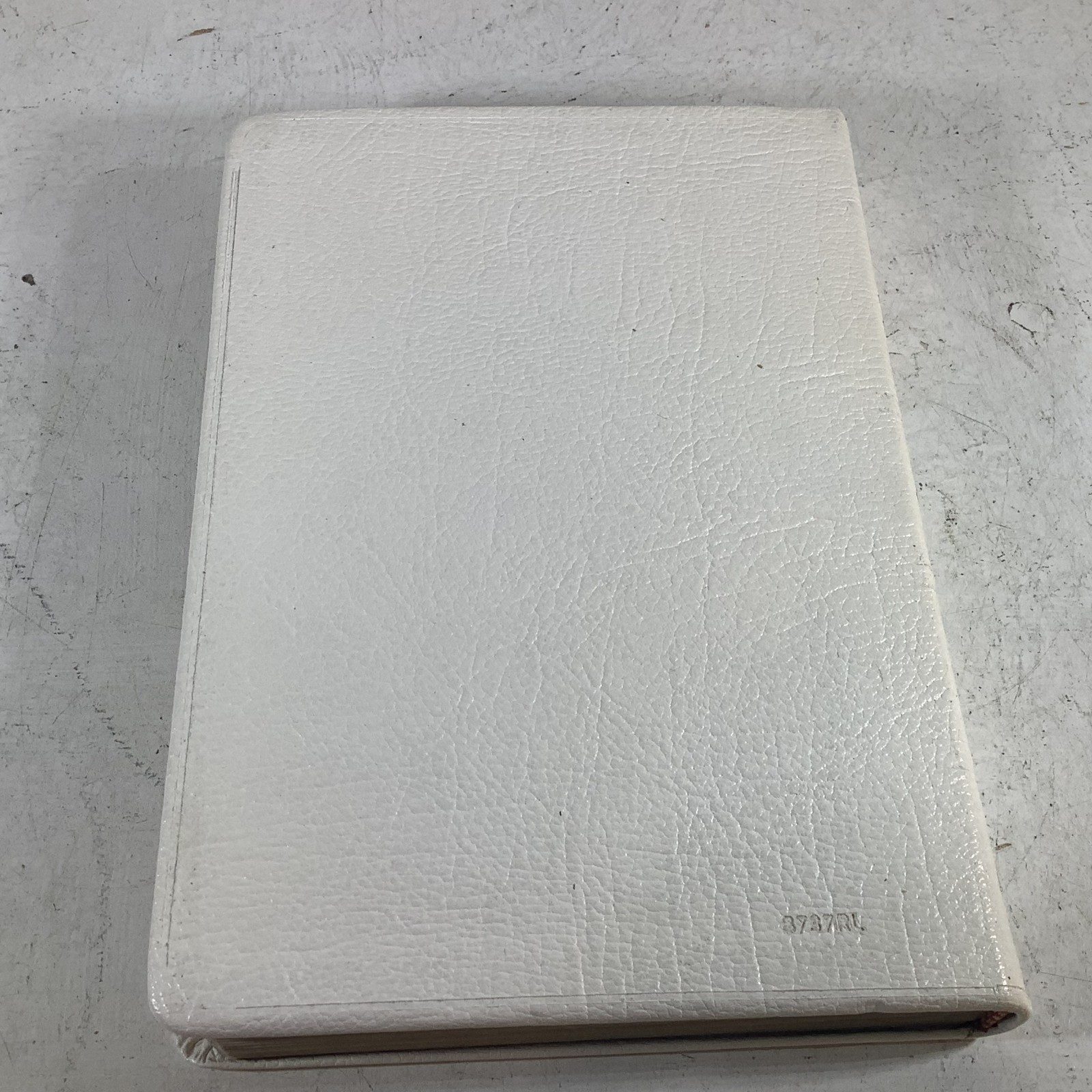 Holy Bible KJV 1970 National Bible Press White Bonded Leather VG 8.75″ x 5.75″