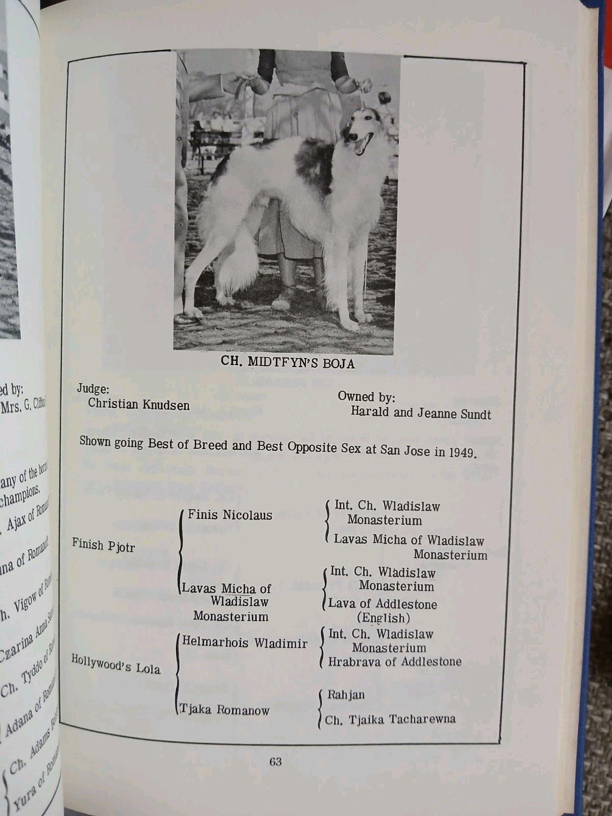 All About Borzoi Club of Northern California HC 1968 VGC Illustrated