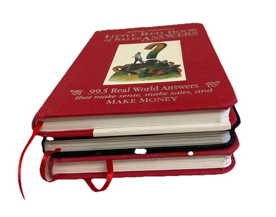 Lot Of 3 Jeffrey Gitomer’s Little Books- Sales Answers, Selling, Connections