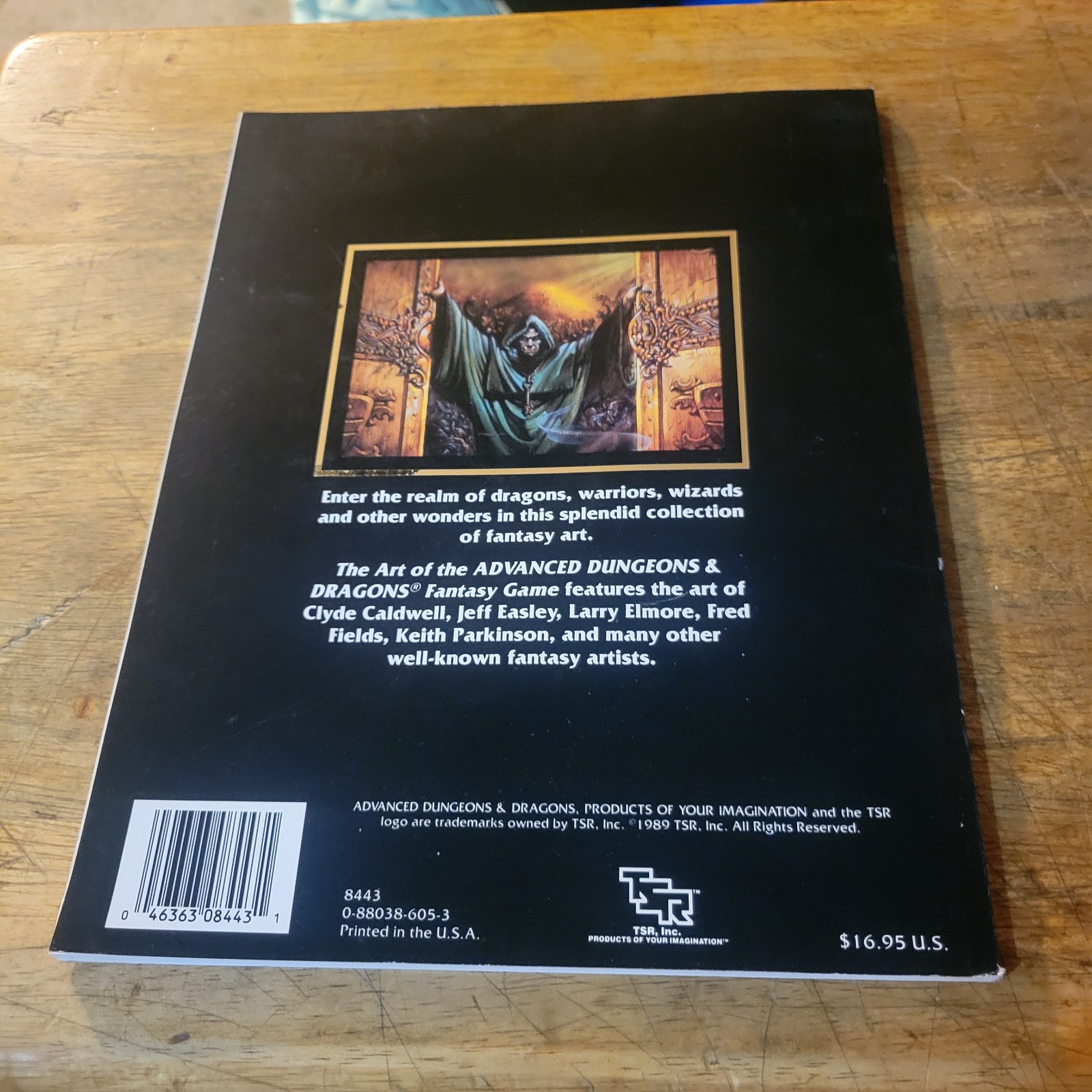 Art of the Advanced Dungeons & Dragons Fantasy Game – 1989 – First Printing TSR
