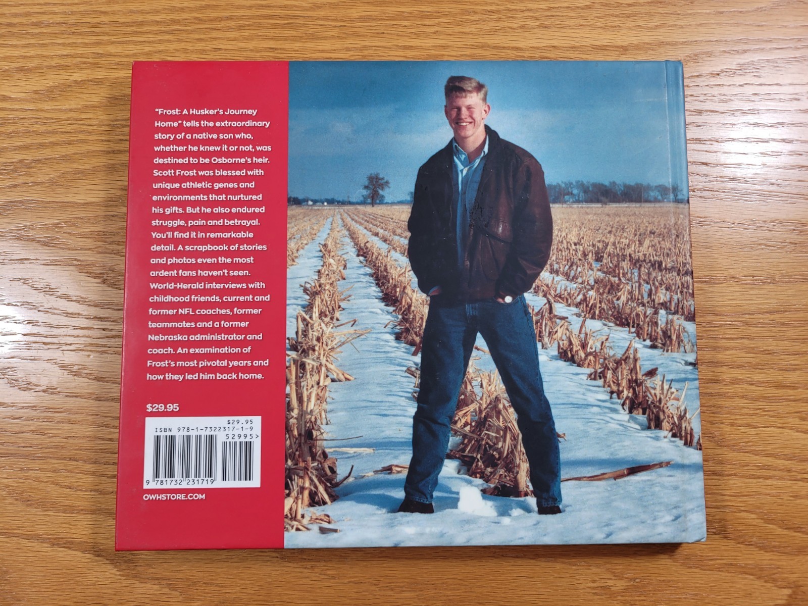 Nebraska Cornhuskers Hardcover Book Scott Frost : A Husker’s Journey Home (2018)