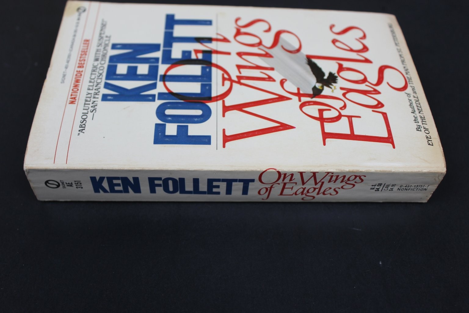 On Wings of Eagles Ken Follett 1984 First Signet Printing Nonfiction NAL PB