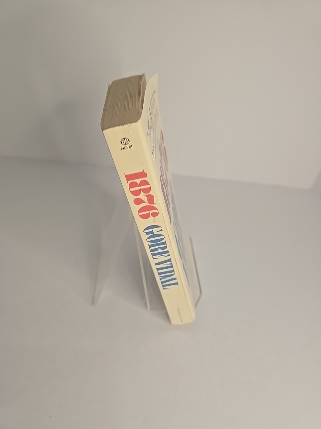 1876 by Gore Vidal (1977) Vintage Ballantine Paperback Historical Fiction VG