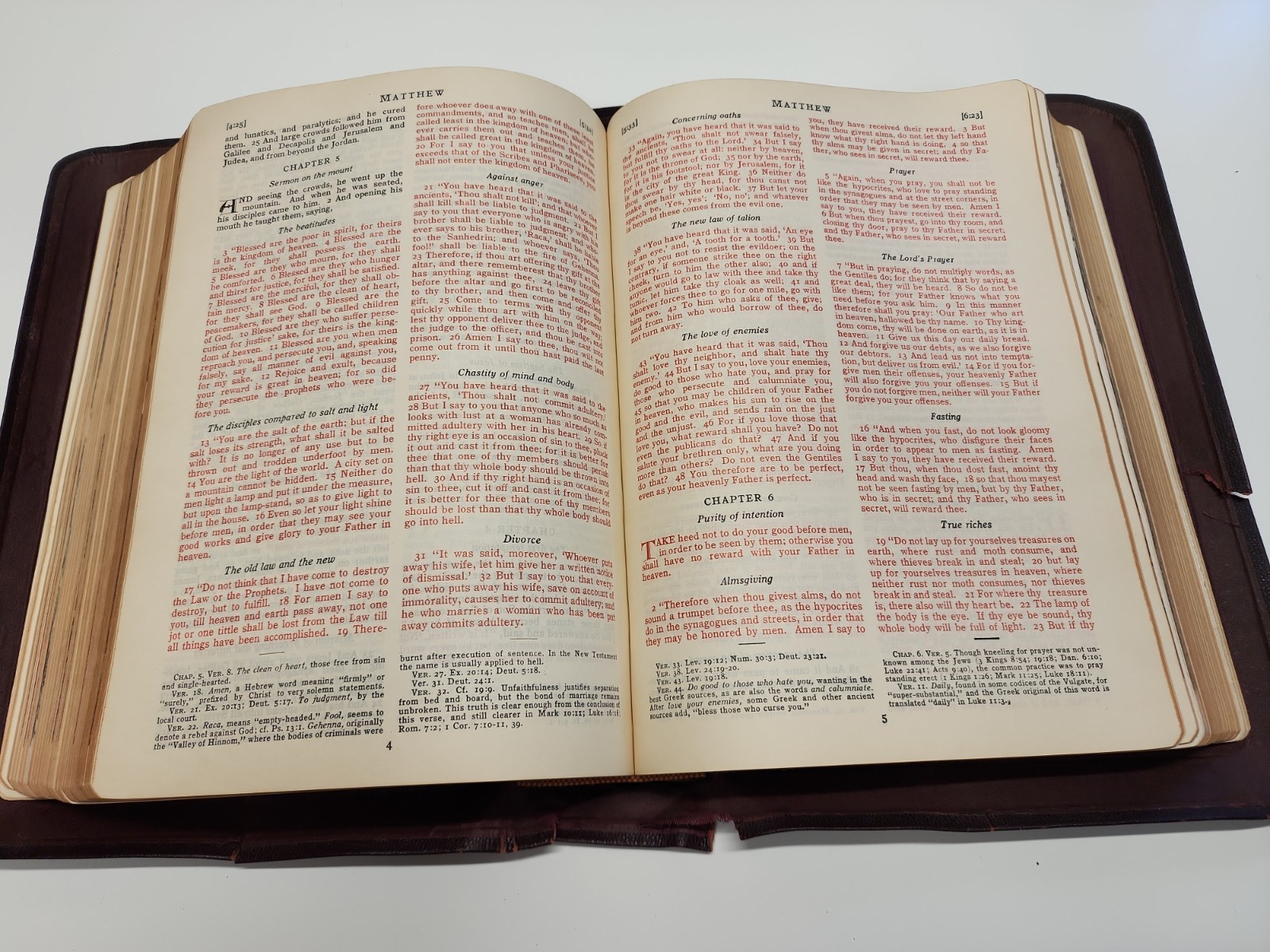 The Catholic Press Holy Family Edition of the Catholic Bible 1950 Rev O’Connel