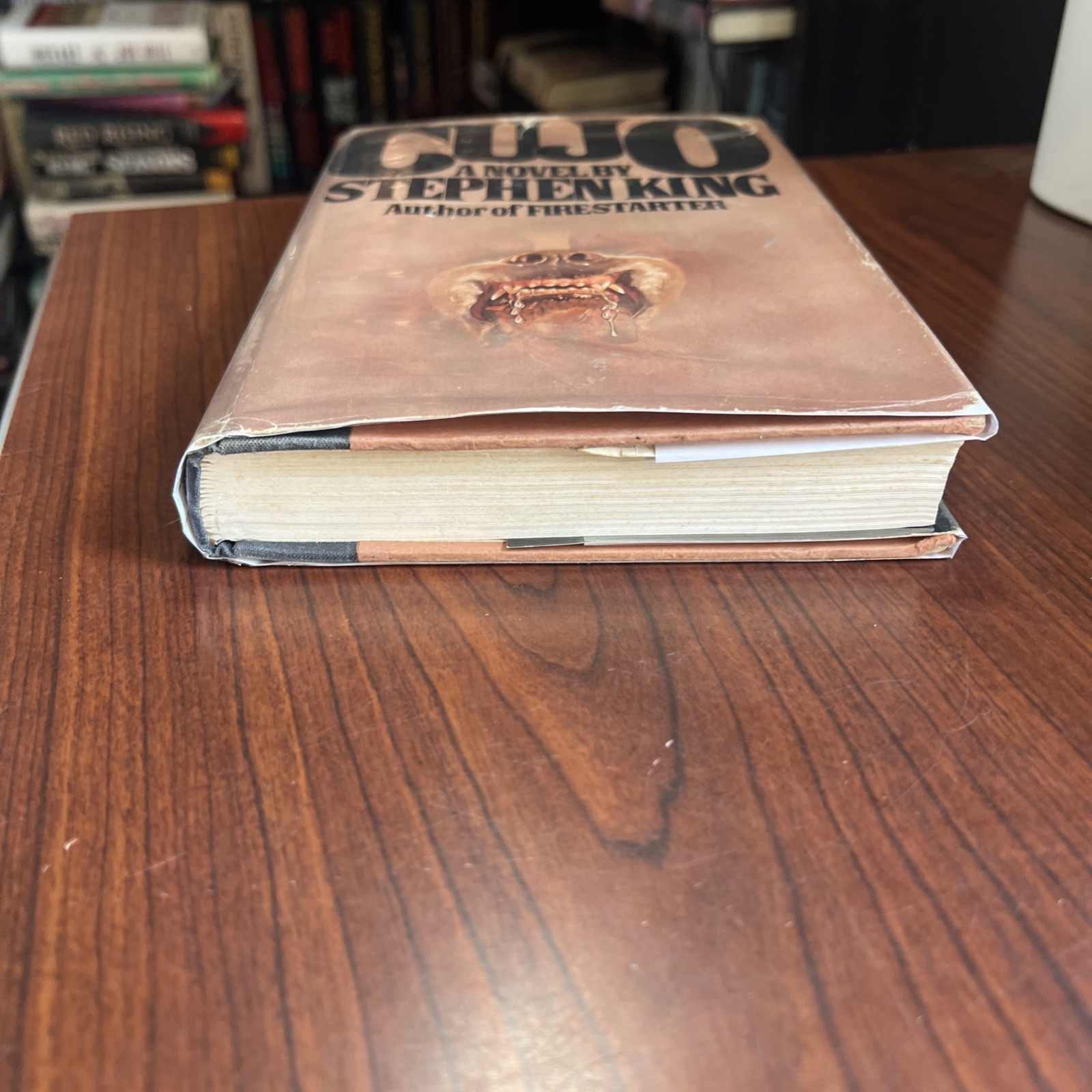 Stephen King, CUJO, 1981 HC/DJ Viking Press BOMC Hardcover