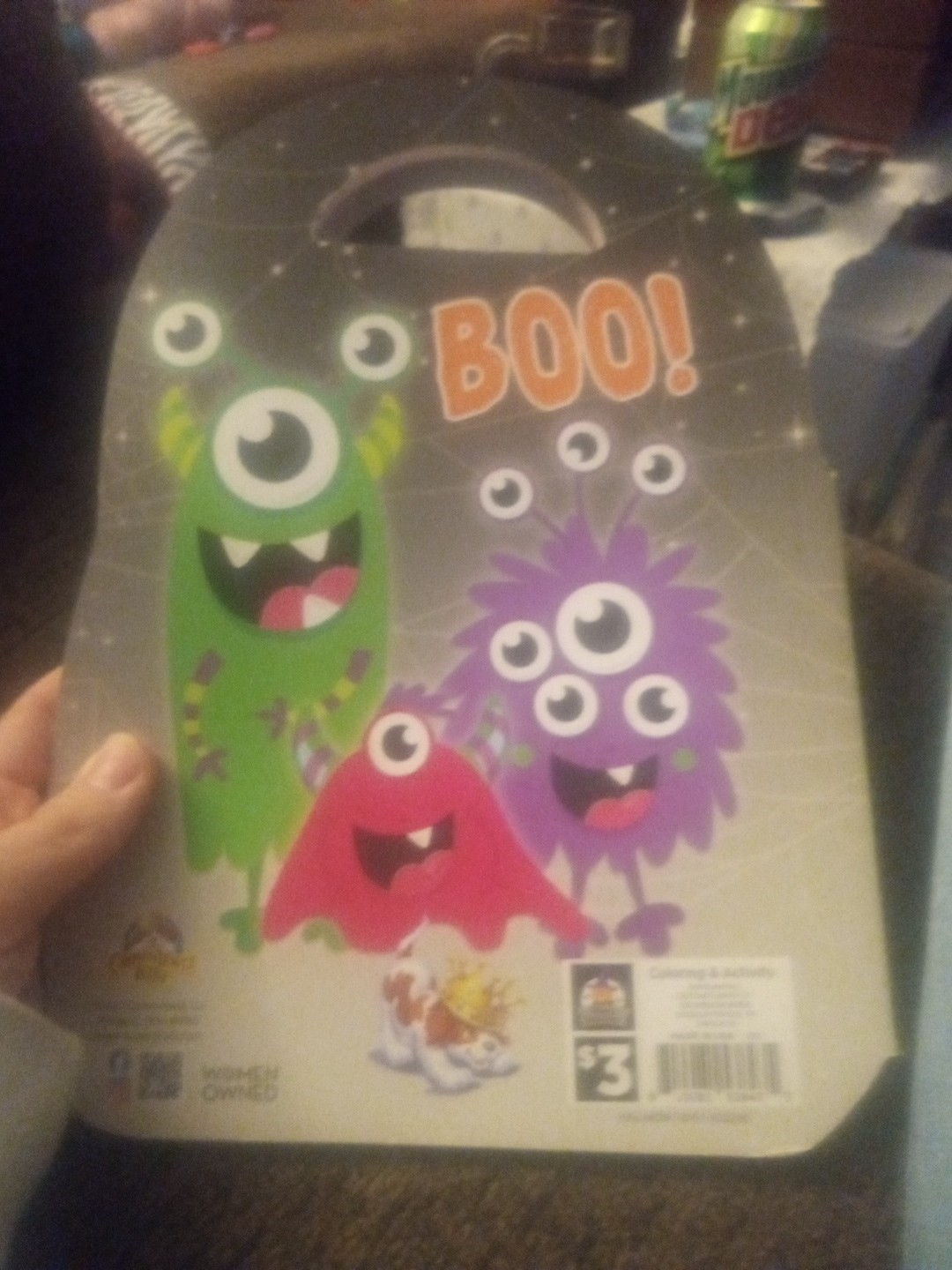 ‘Monsters!’ Coloring and Sticker Activity Book – Includes Stickers