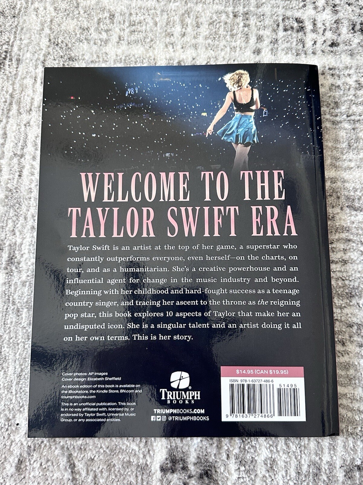 Taylor Swift : Icon by Katy Sprinkel (2023, Eras Tour Paperback