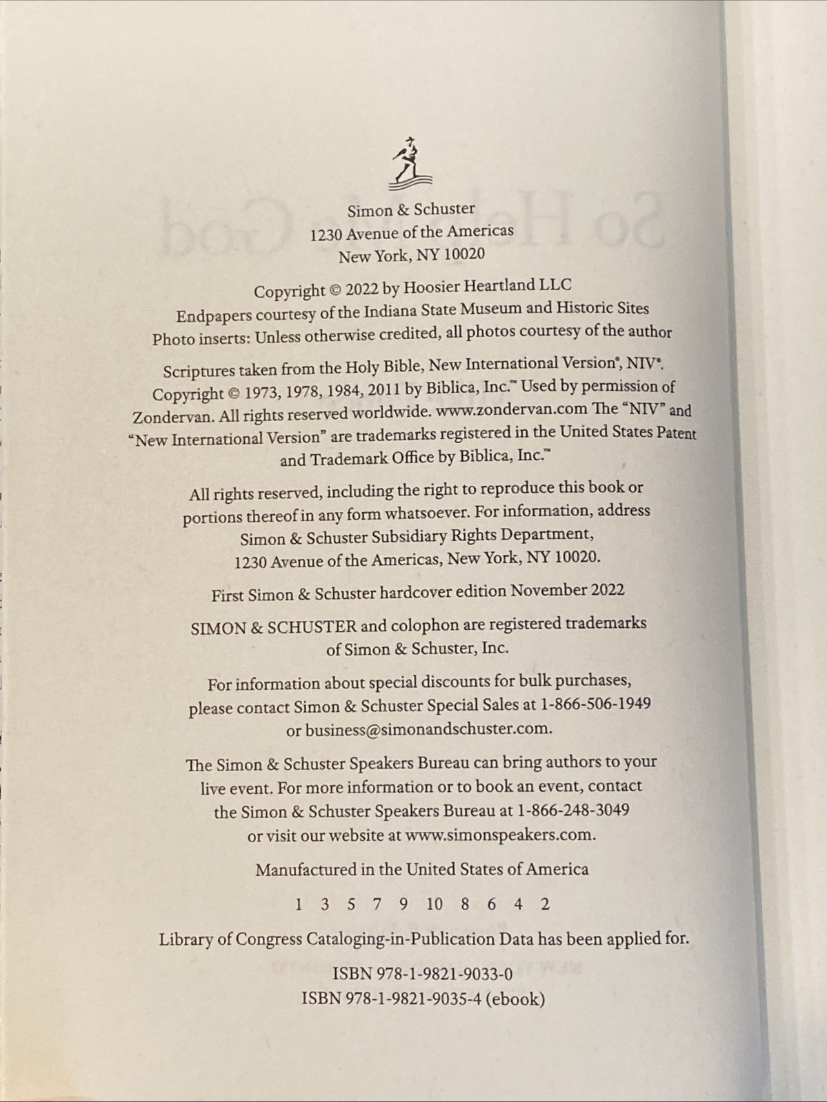 So Help Me God SIGNED by Mike Pence – 1st Prt / 1st Ed Near Fine Hardcover