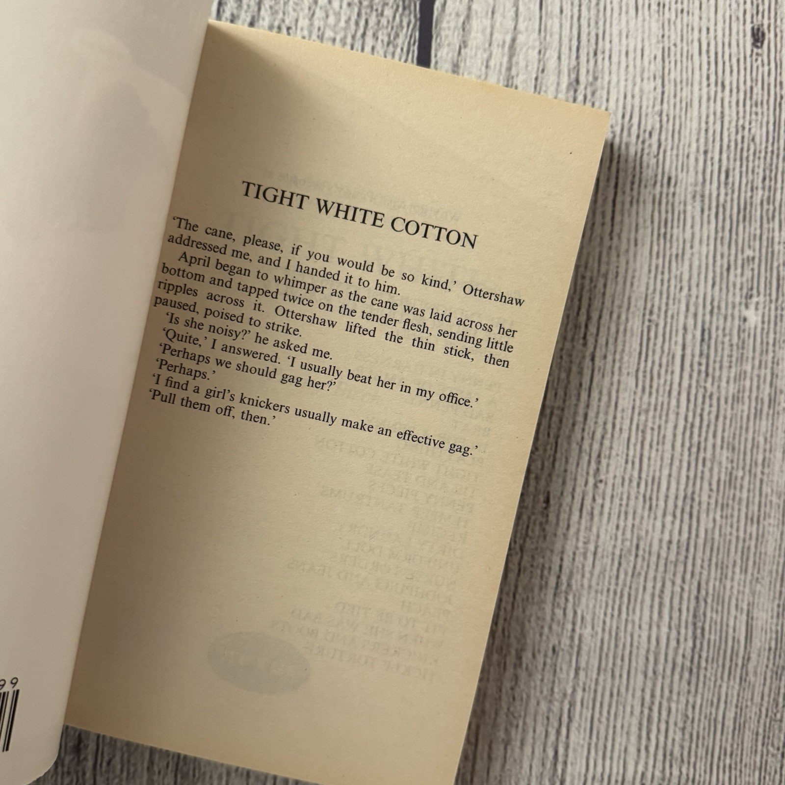 Tight White Cotton Penny Birch Nexus Classic Vintage Erotic Smut Adult Paperback