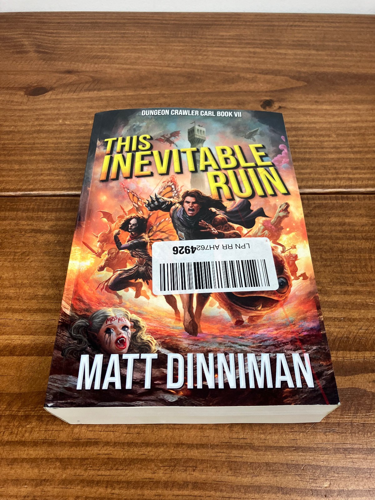 This Inevitable Ruin by Matt Dinniman – Dungeon Crawler Carl Paperback 1st