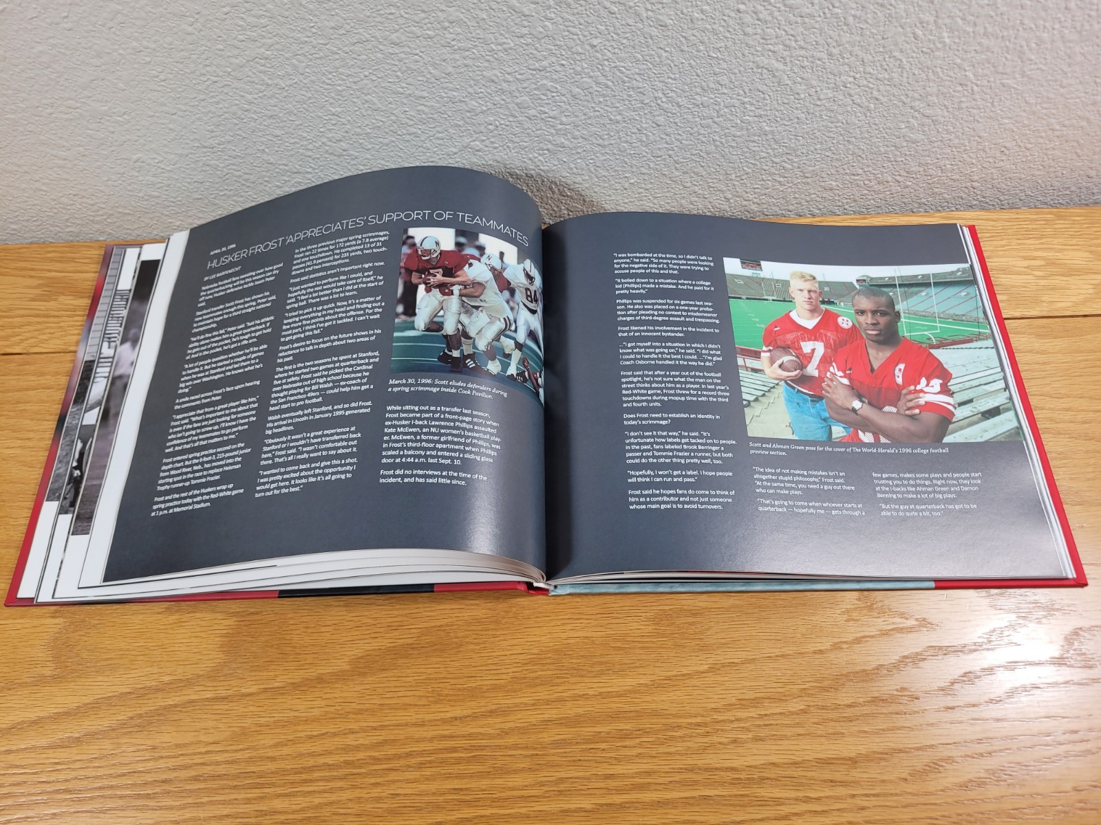 Nebraska Cornhuskers Hardcover Book Scott Frost : A Husker’s Journey Home (2018)