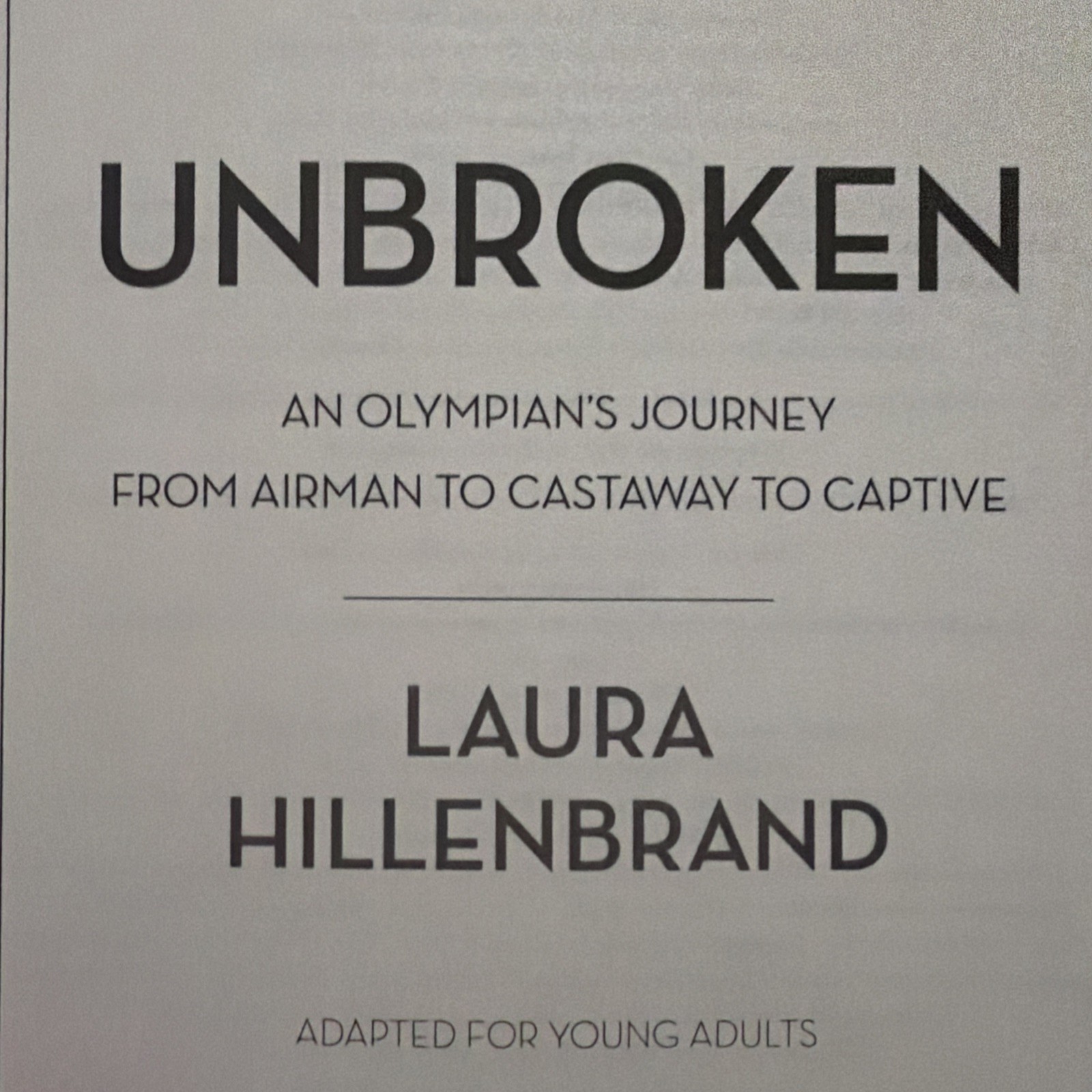 UNBROKEN by Laura Hillenbrand, 2014 HCDJ 1st Ed. WW2 Era History, Delacorte