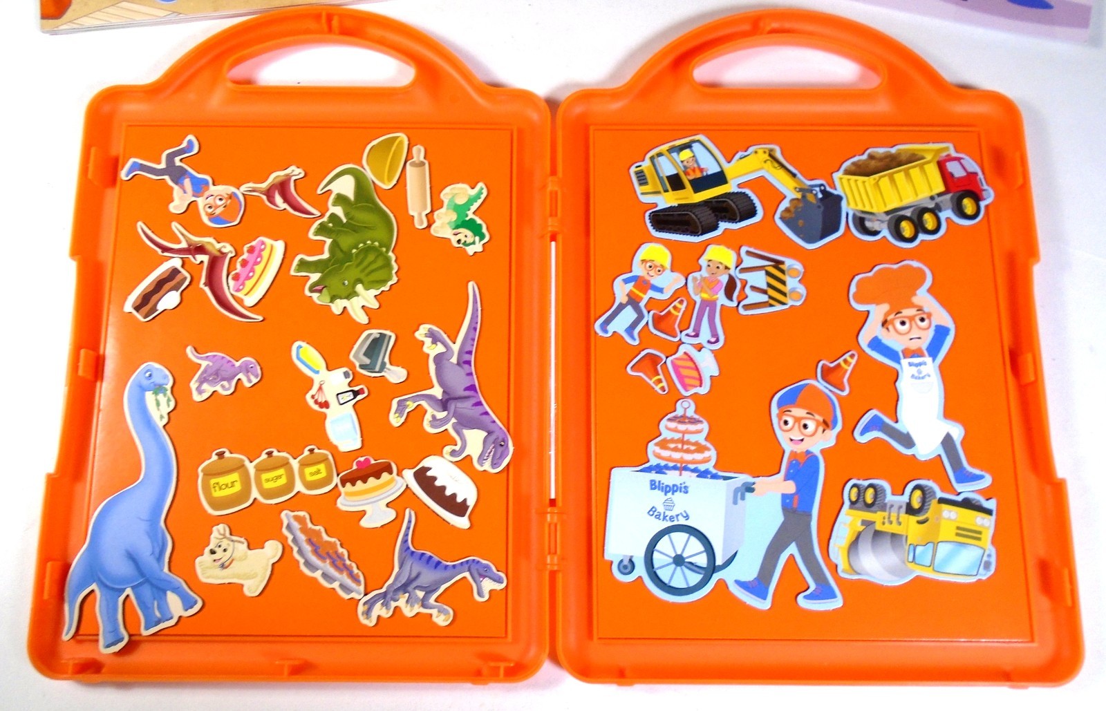 Adventures with Blippi Book & Magnetic Play Set – Storybook & 6 Magnetic Scenes