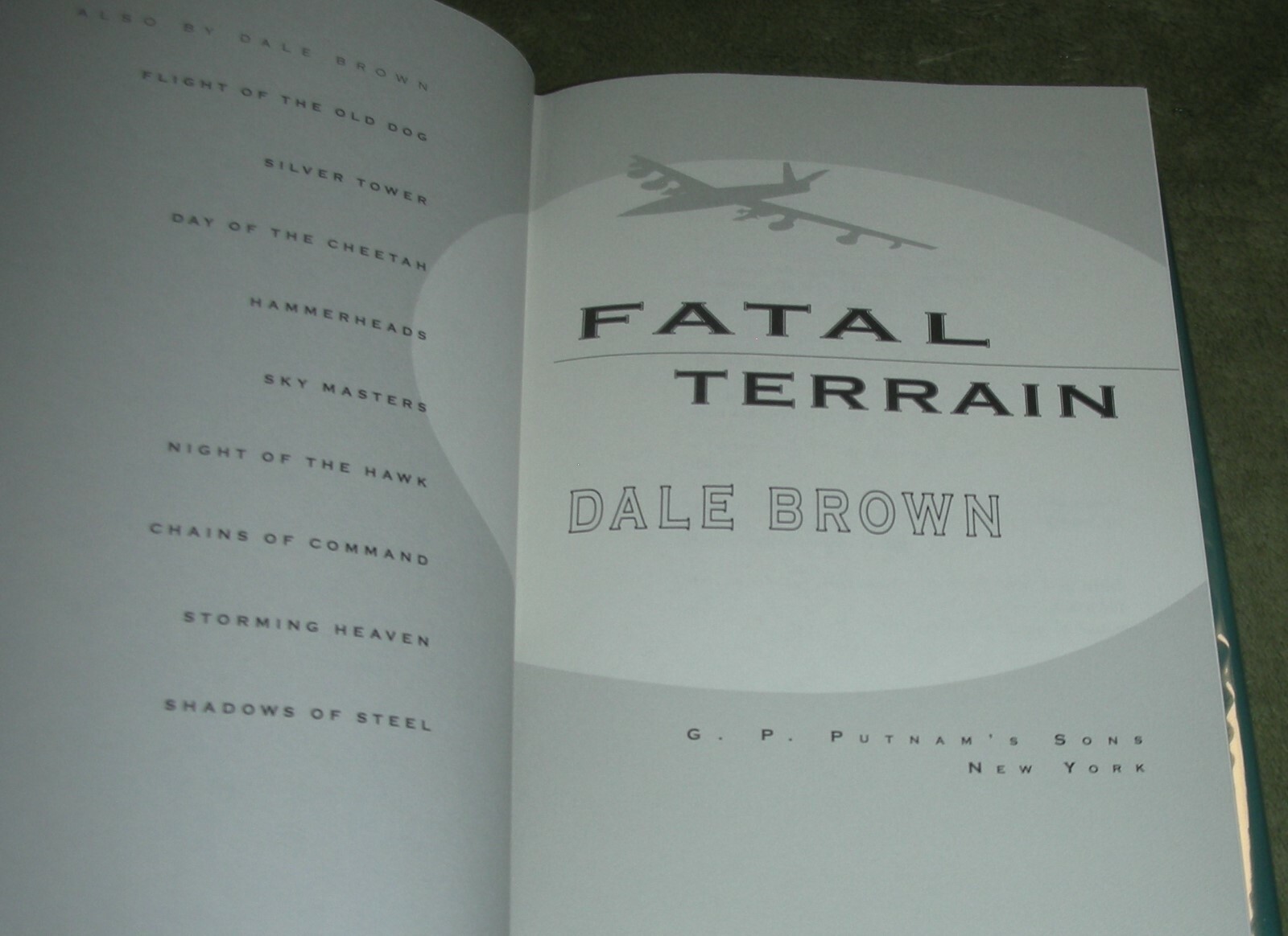FATAL TERRAIN by Dale Brown 1997 HC/DJ ~ 1st Edition 1st Printing + Cover
