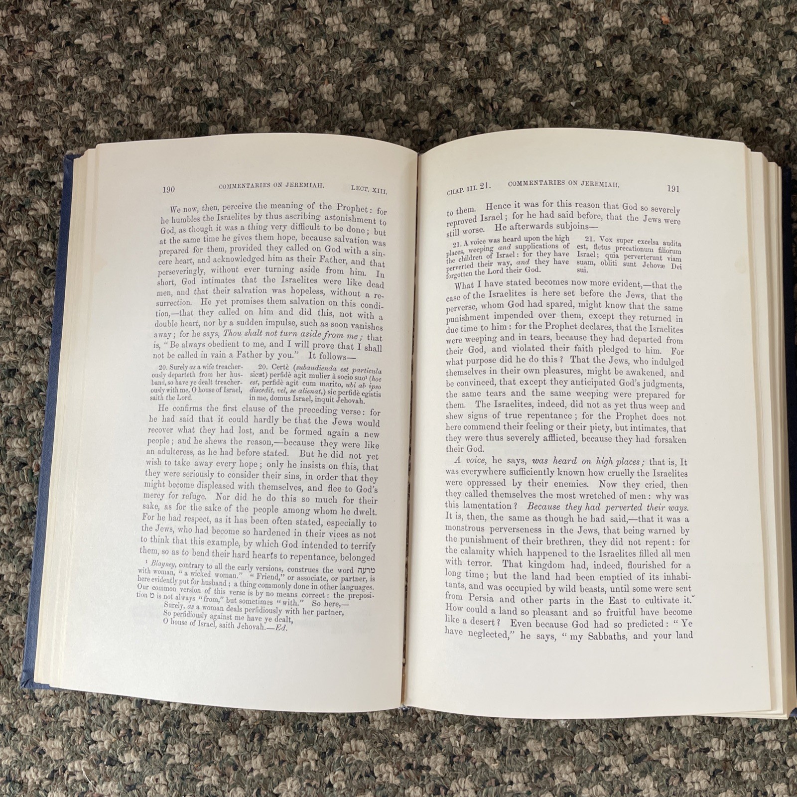 Calvin’s Commentary on Jeremiah 5 Volume Set Eerdmans 1950 Hardback