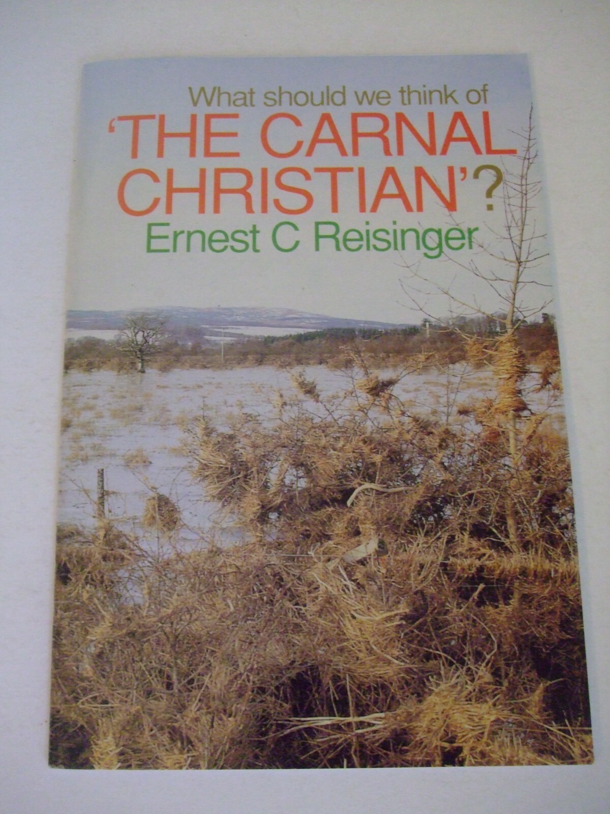 What Should We Think of the Carnal Christian? Ernest Reisinger. Banner of Truth