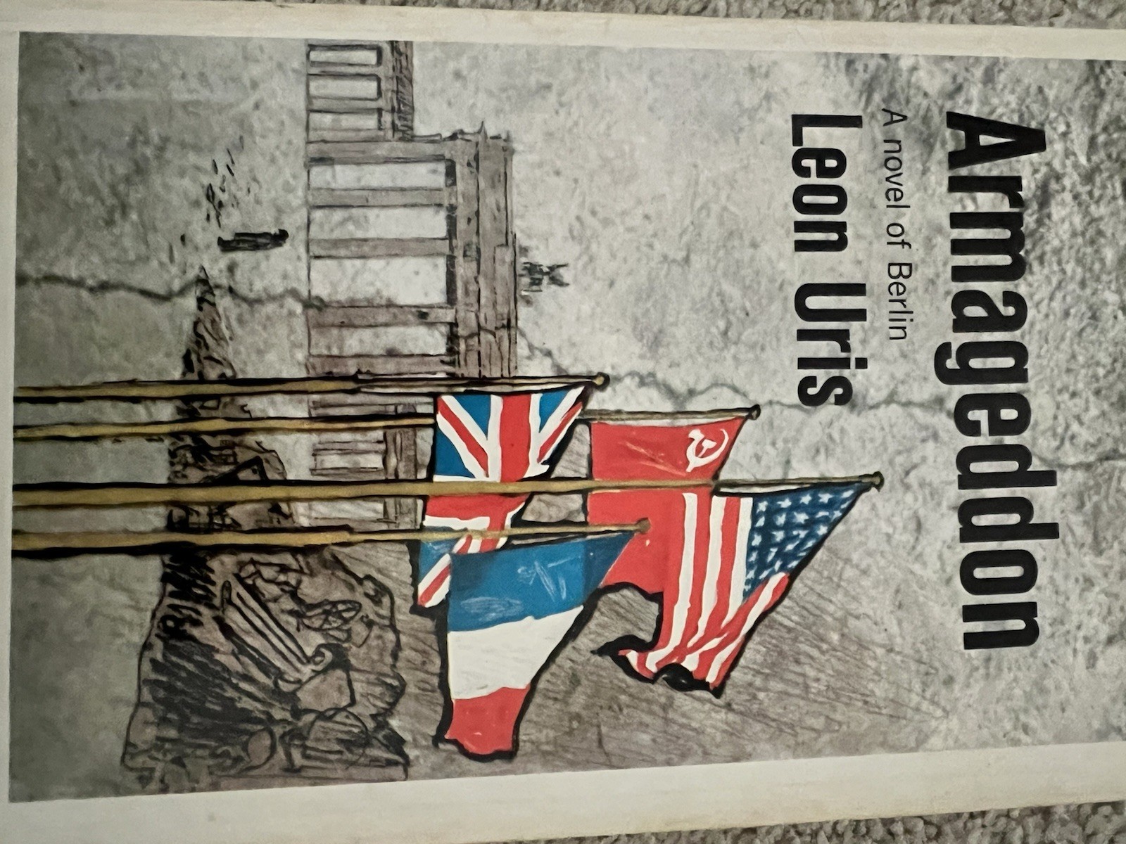 Armageddon by Leon Uris 1964 Hardcover and Dustjacket Doubleday BCE Very Good
