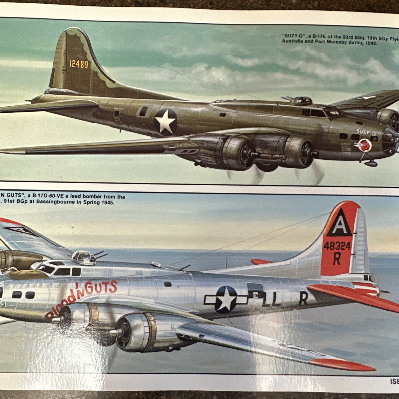 Lot of 6 Squadron Signal Bomber Books B-17 B-24 B-25 B-29 B-36 B-52 – 1970s 80s