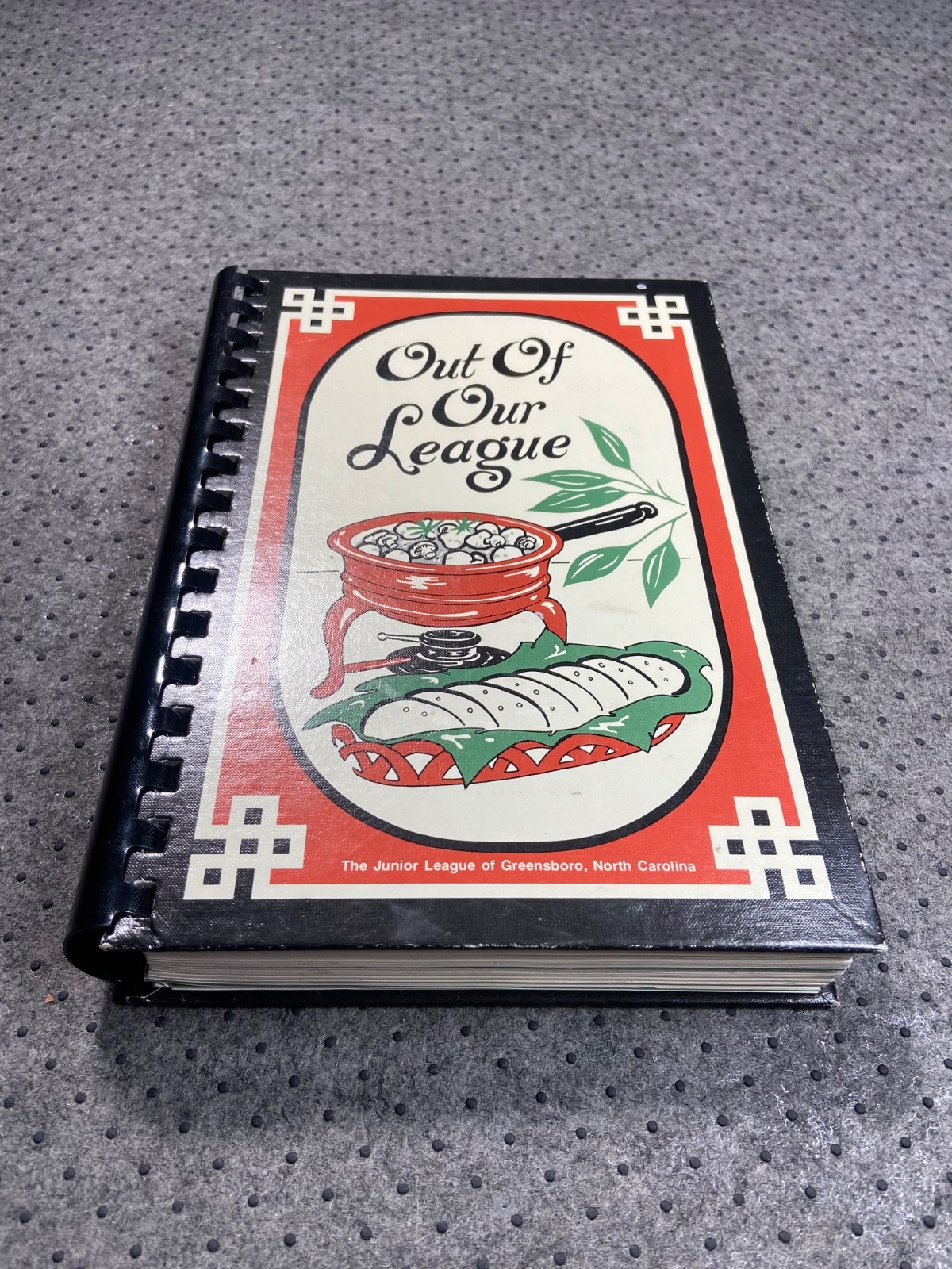 Cookbook VTG Out of Our League of Greensboro NC
