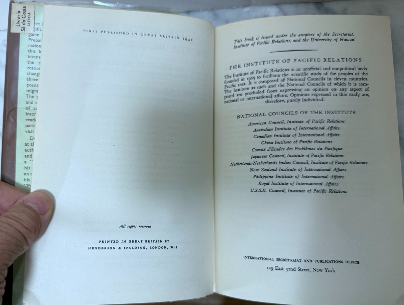 THE SOUTH SEAS IN THE MODERN WORLD – BY FELIX M. KEESING – 1942 – HARDCOVER